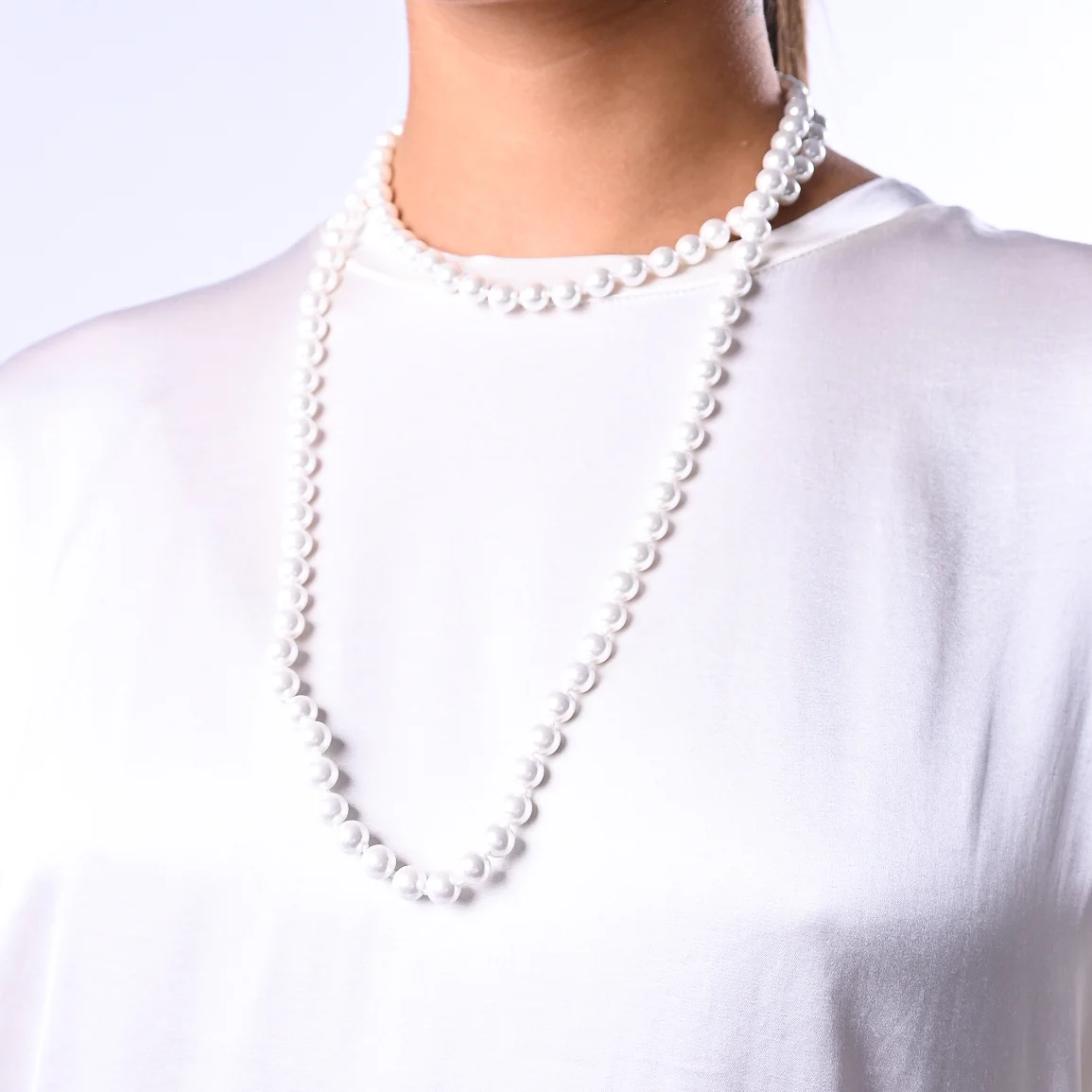 B LOVE - COLLANA LUNGA PERLE ART.CLPRLG - PERLA