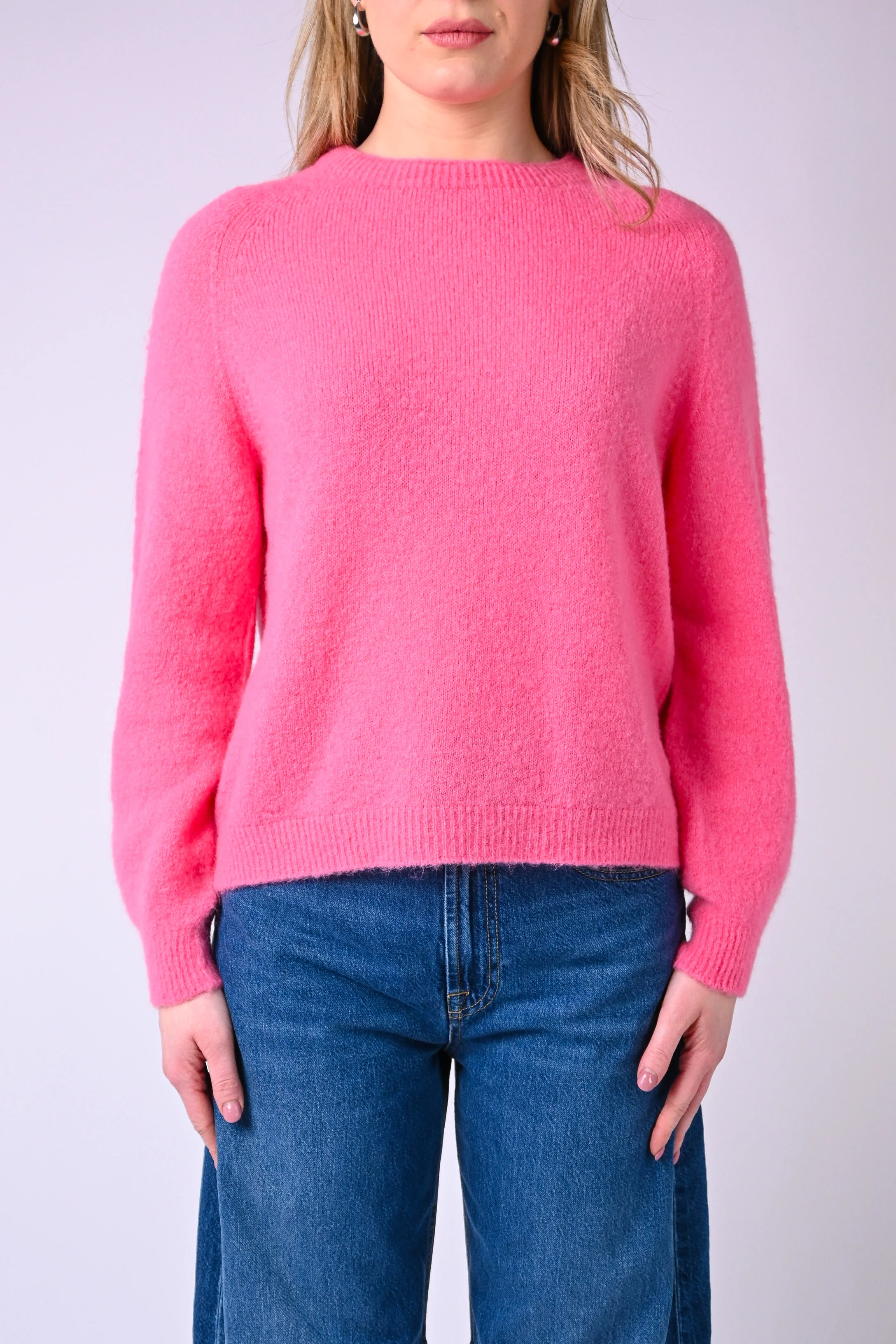 B LOVE - MAGLIA BABY ALPACA MANICA LUNGA ART.SOFT/1013 - ROSA PINK - Image 2