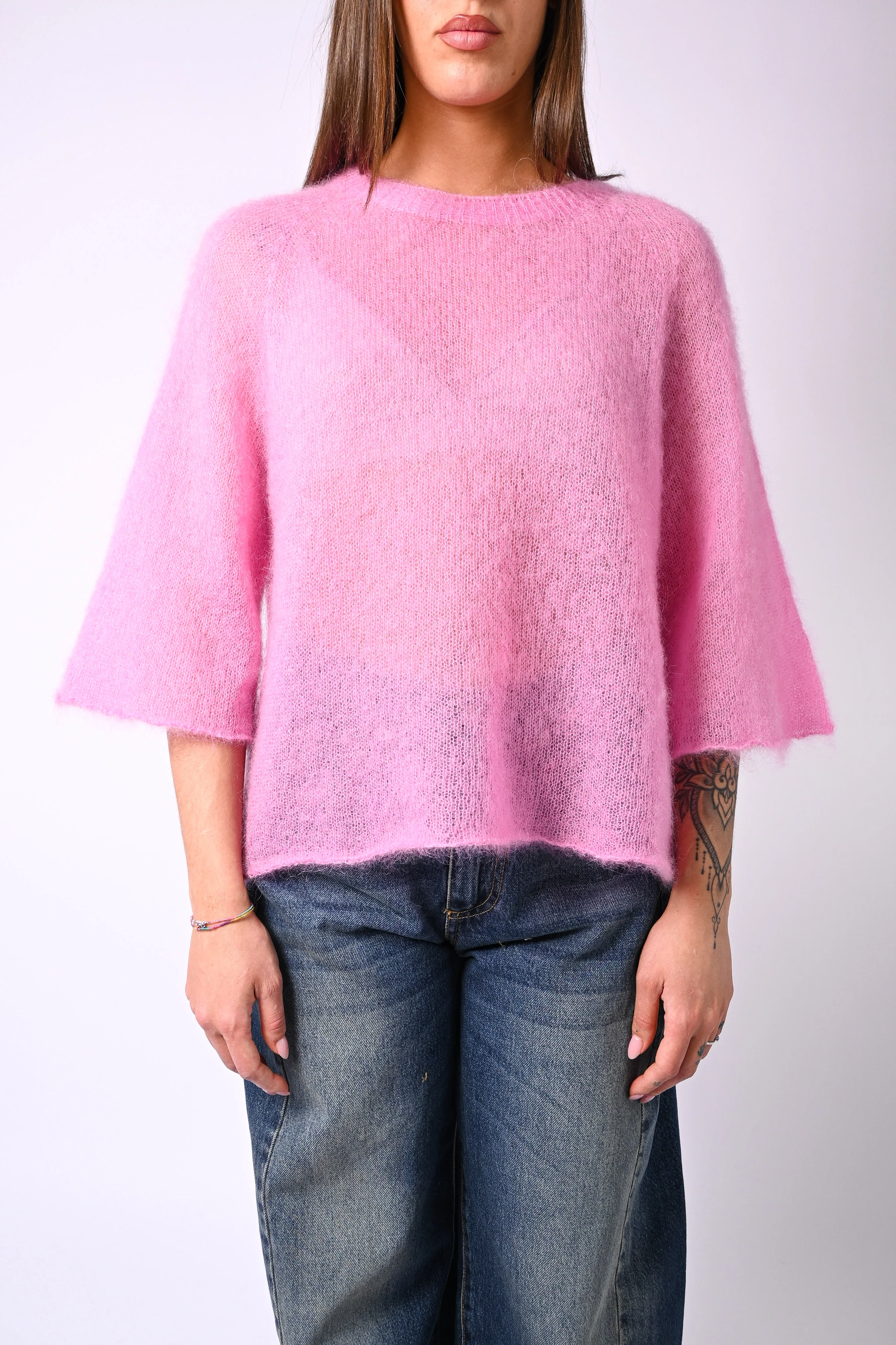B LOVE - MAGLIA KID MOHAIR EXTRALIGHT ART.2505 - ROSA - Image 2