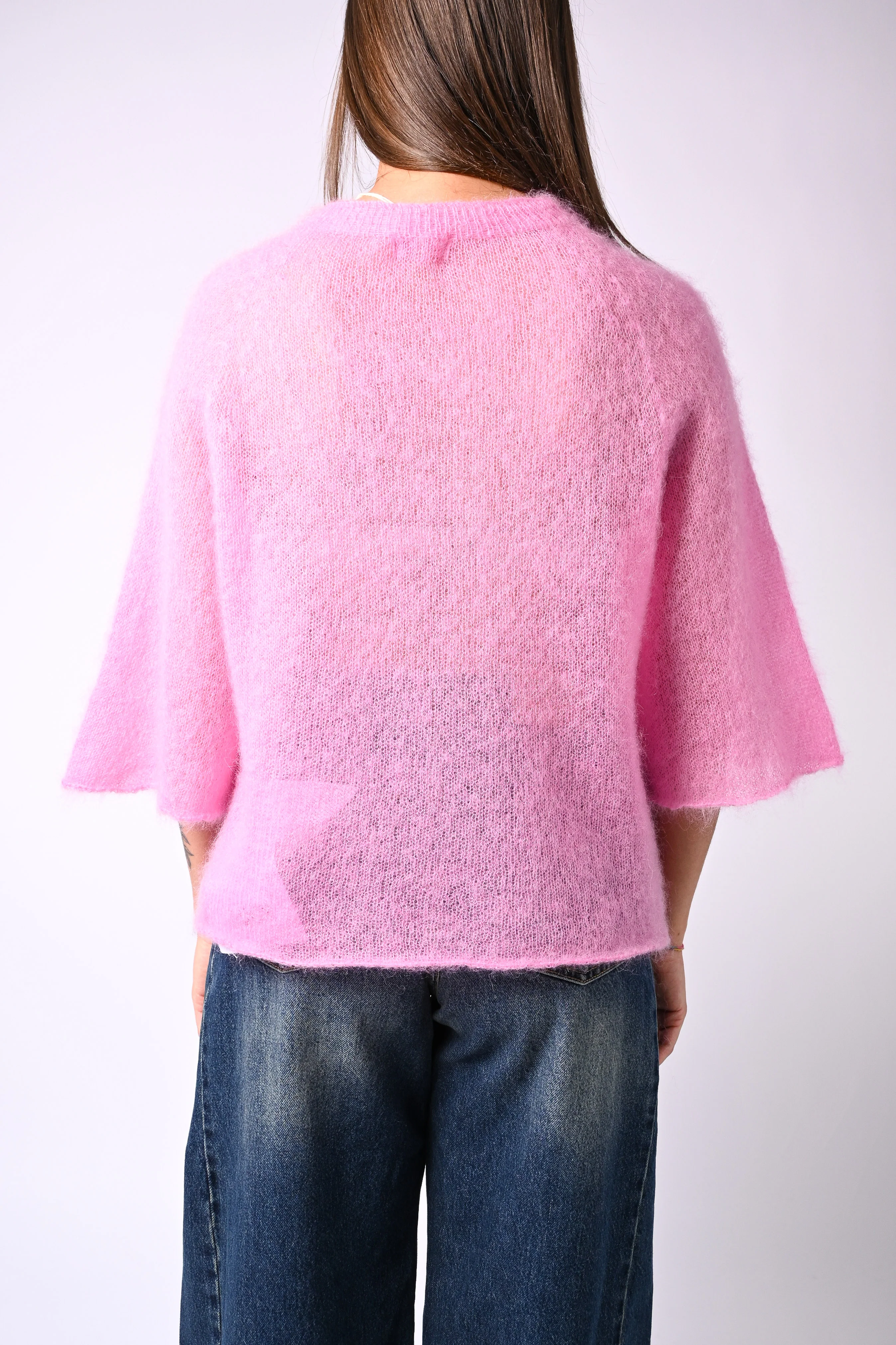 B LOVE - MAGLIA KID MOHAIR EXTRALIGHT ART.2505 - ROSA - Image 4