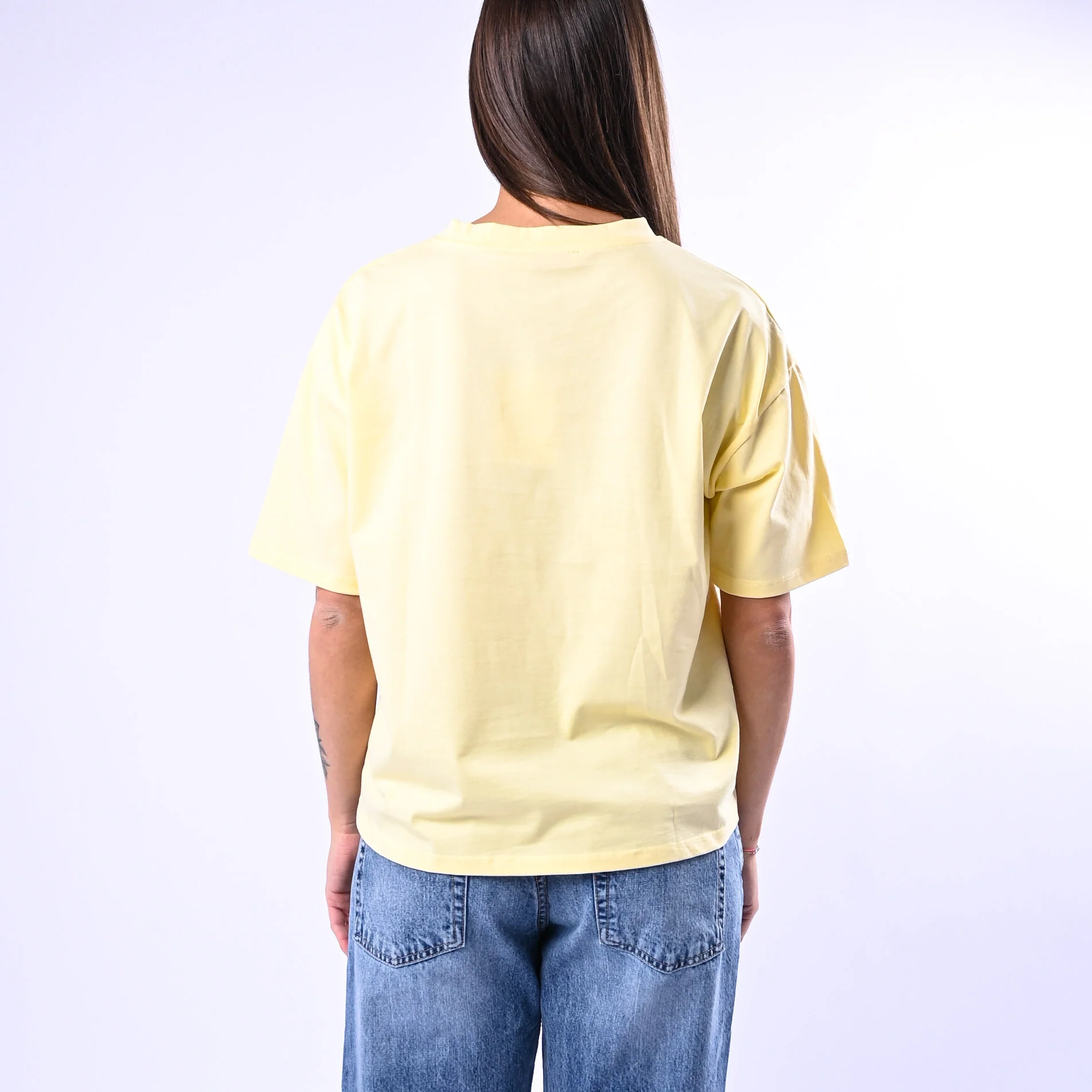 B LOVE - T-SHIRT A SCATOLA MANICA CORTA ART.12016 - GIALLO - Image 4
