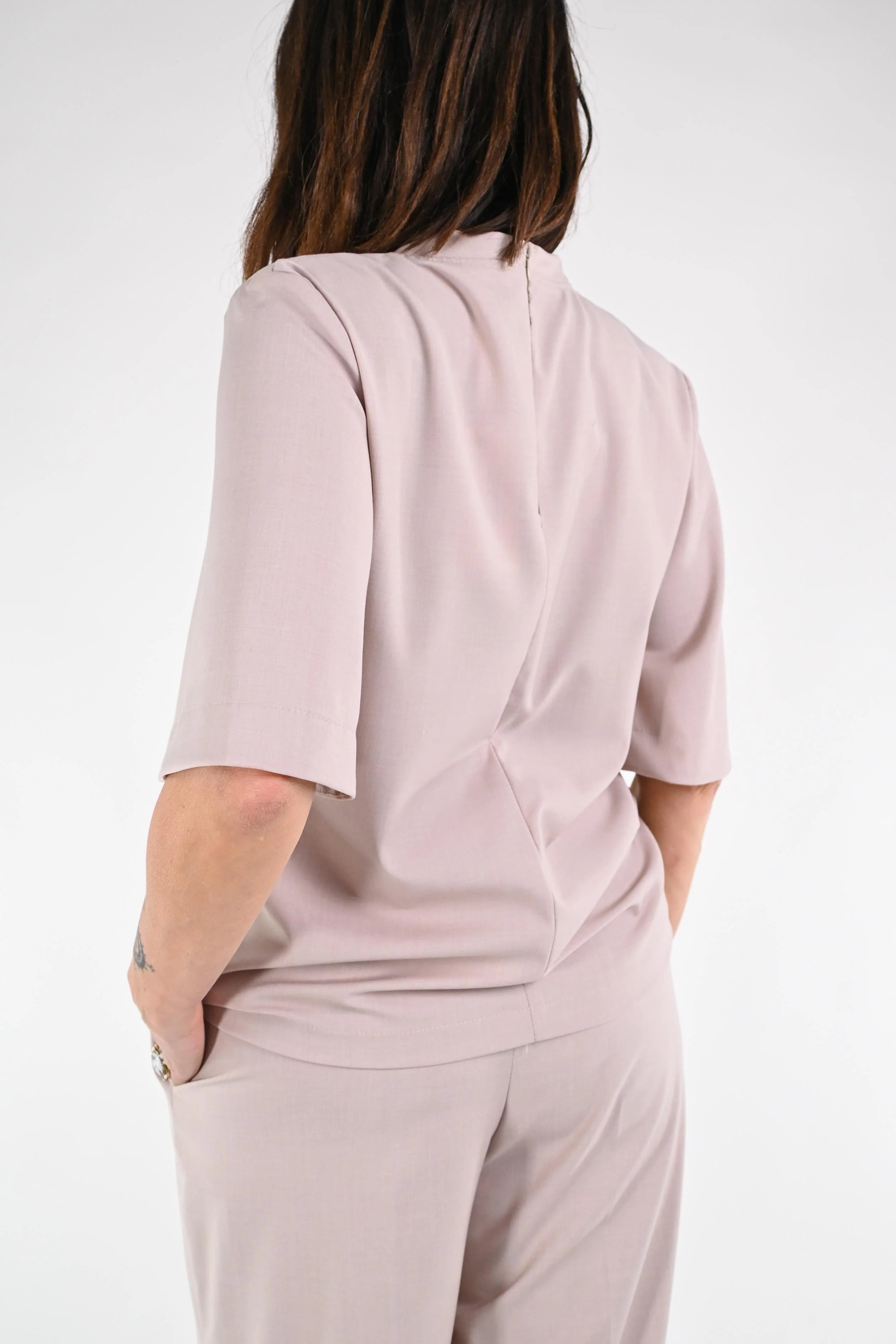 GOLD - BLUSA POLIVISCOSA ART.57738/4557 - BEIGE - Image 4