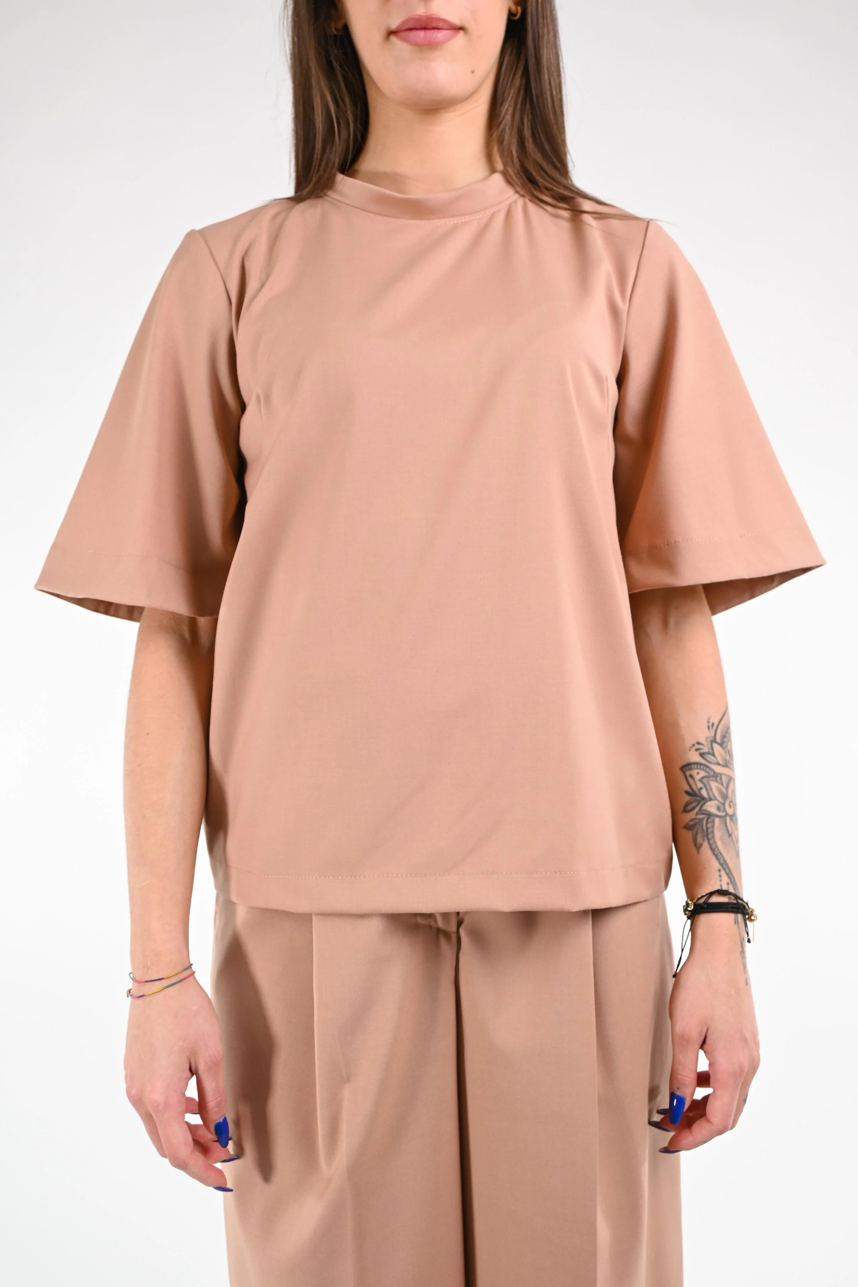 GOLD - BLUSA POLIVISCOSA ART.57738/4557 - CAMMELLO - Image 2
