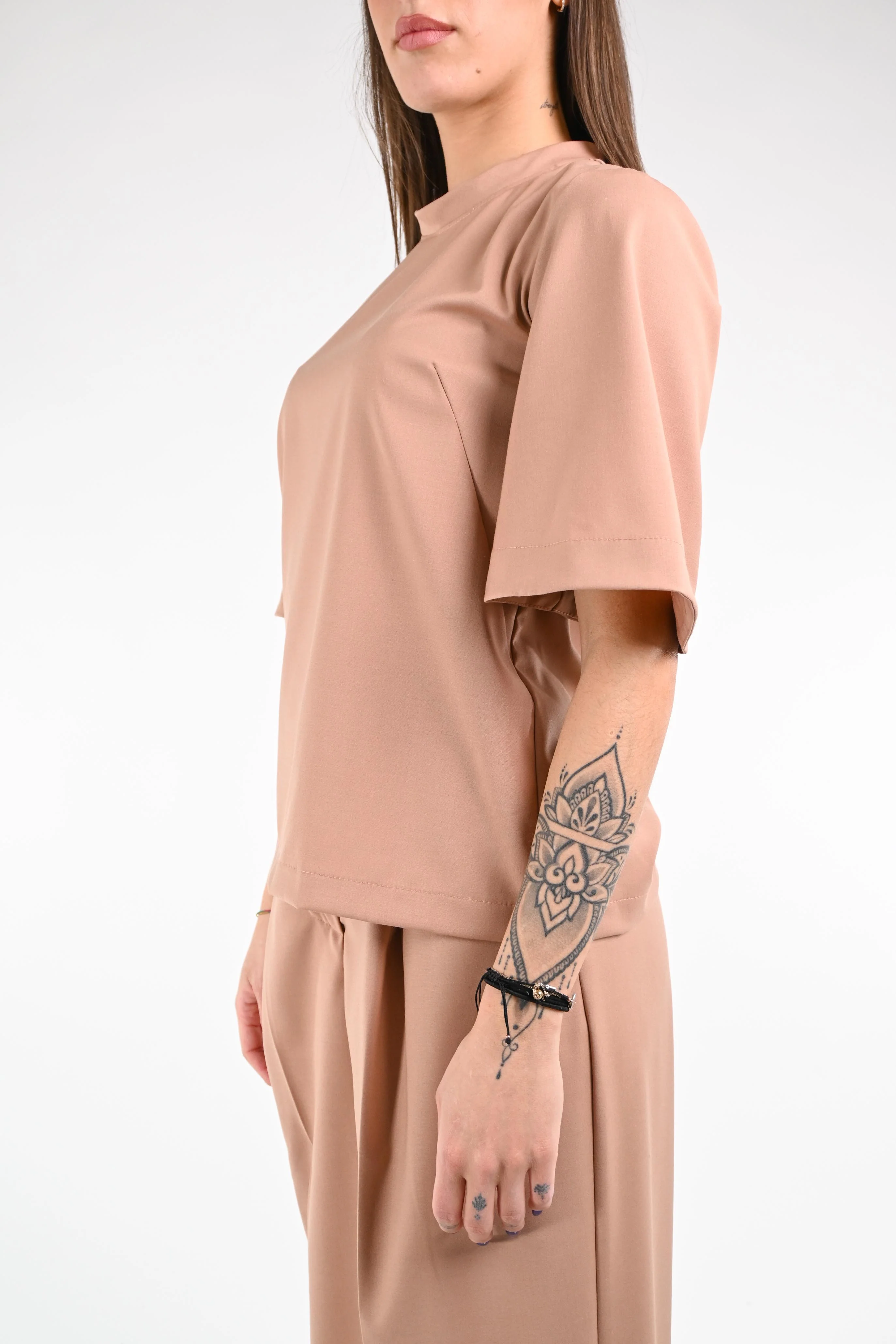 GOLD - BLUSA POLIVISCOSA ART.57738/4557 - CAMMELLO - Image 3