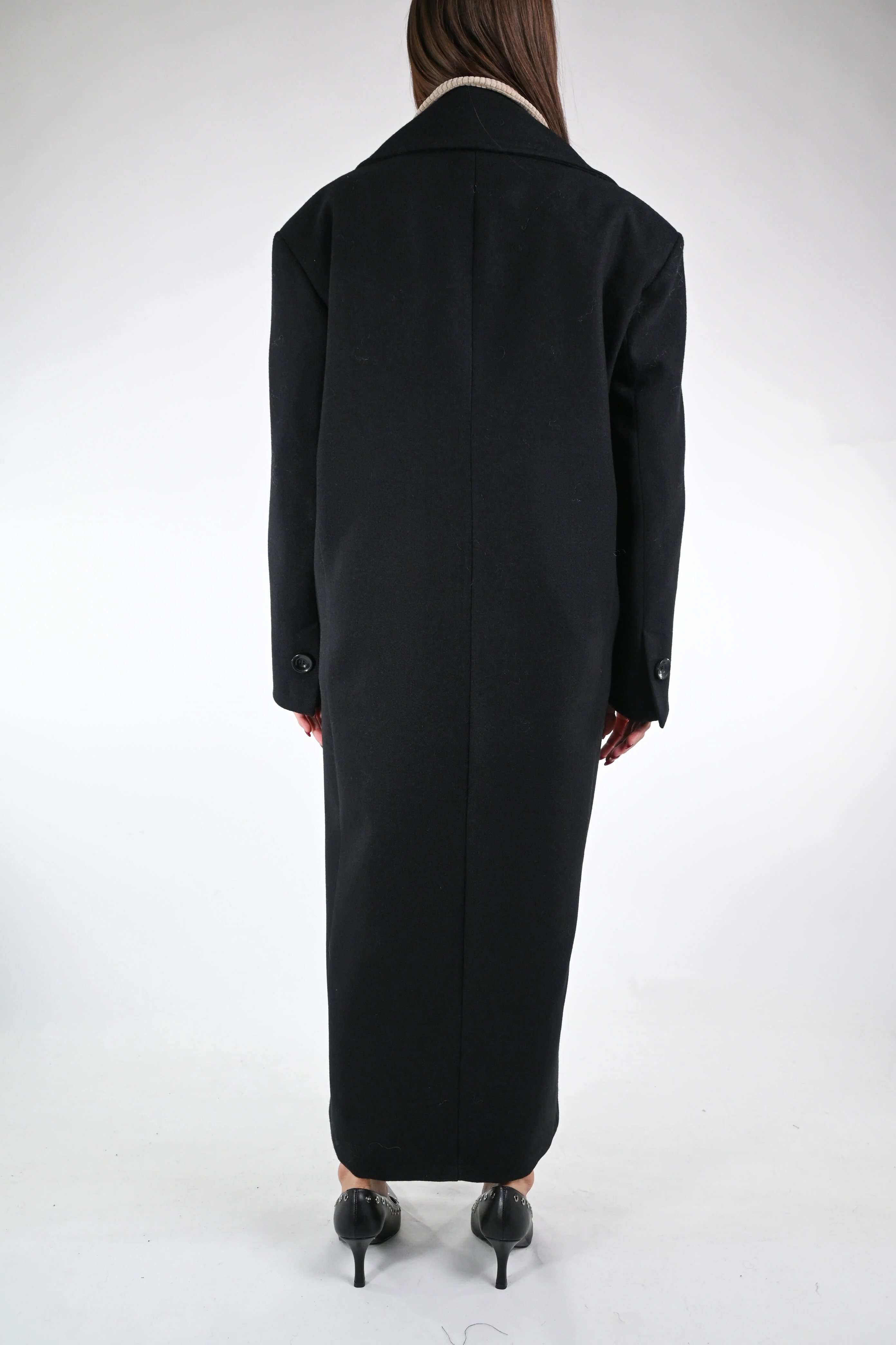 GOLD - CAPPOTTO OVER DOPPIOPETTO ART.88087/4610 - NERO - Image 4