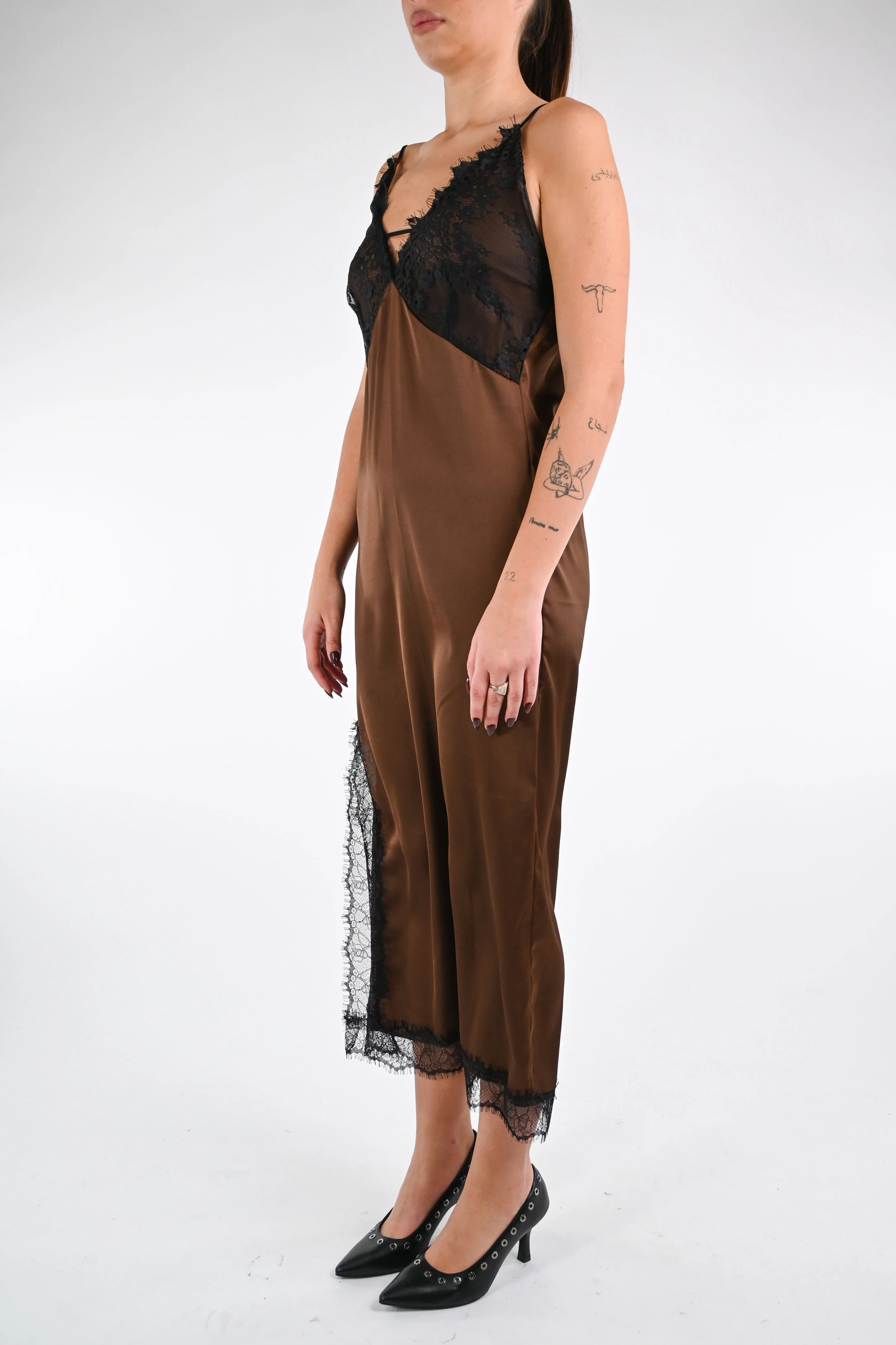 HAVEONE - ABITO SPALLINA LINGERIE ART.AFW-P062 - MORO - Image 3