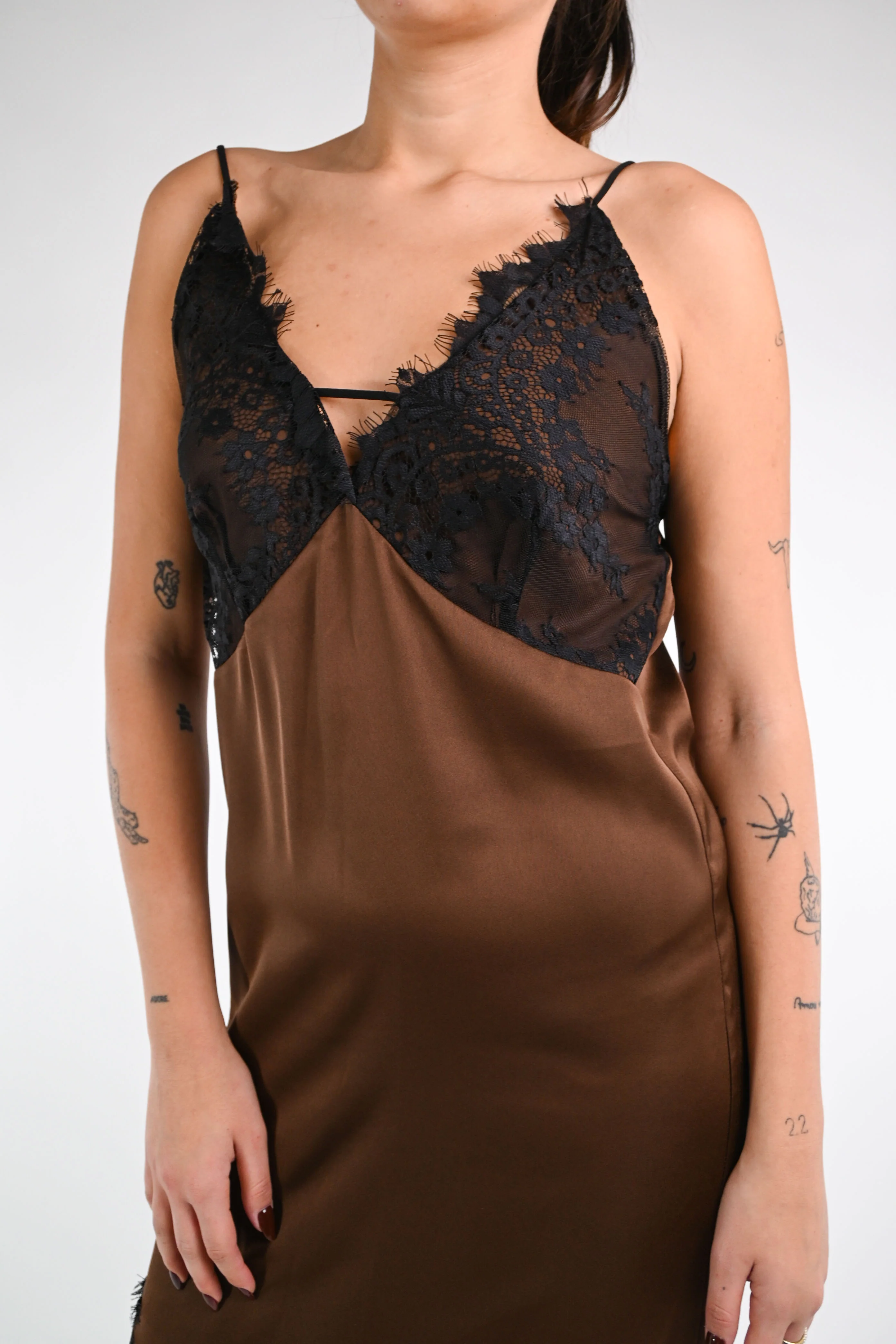 HAVEONE - ABITO SPALLINA LINGERIE ART.AFW-P062 - MORO - Image 5