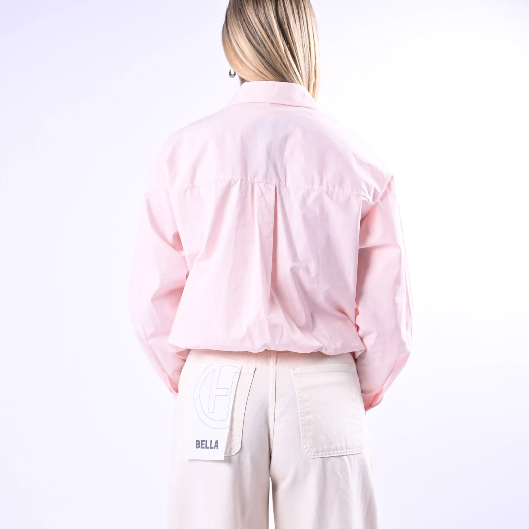 HAVEONE - CAMICIA DOPPIATA POPELINE+PIZZO ART.CJJ-Q187 - ROSA - Image 3