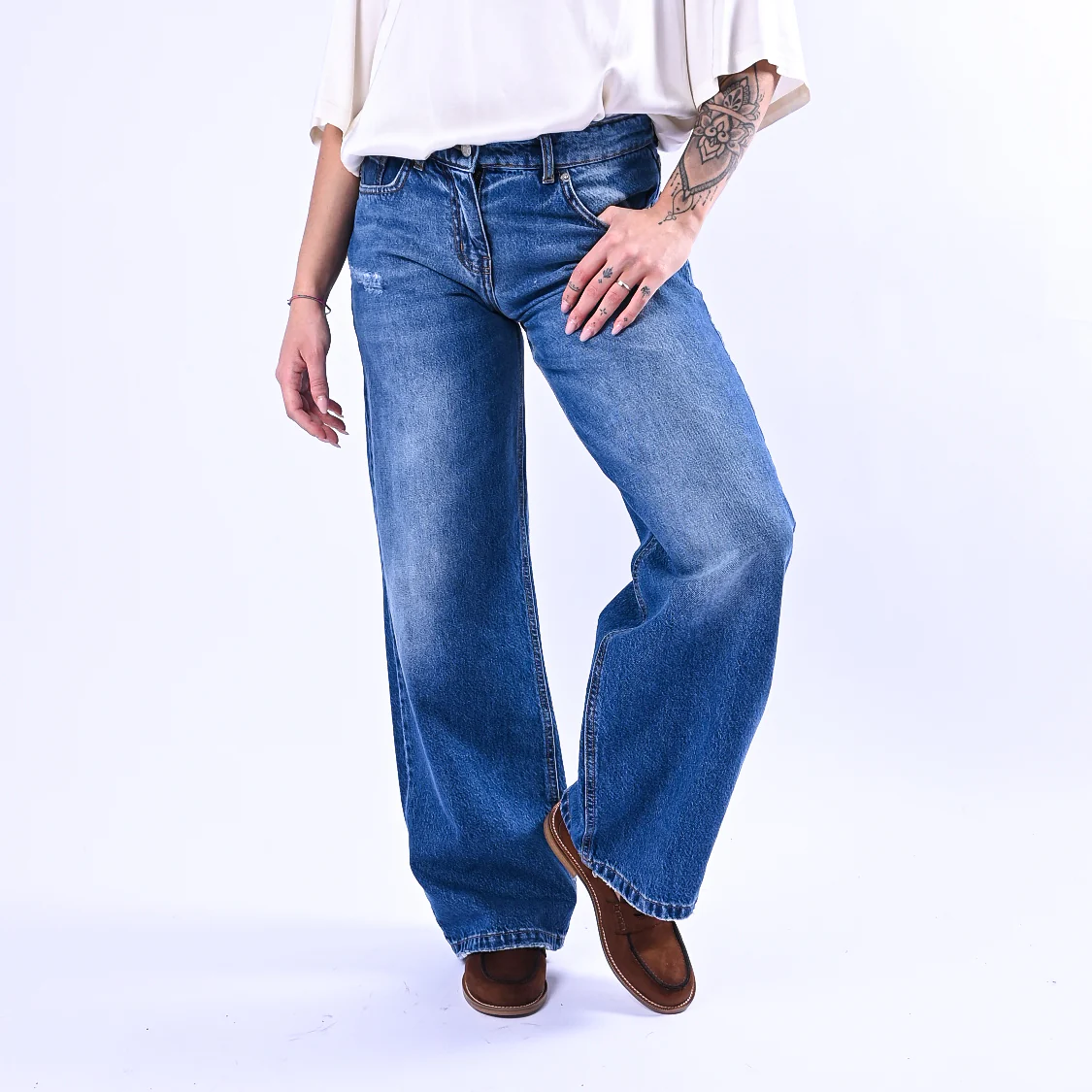 HAVEONE - JEANS MODELLO AOKI ART.PLS-Q049 - LAVAGGIO MEDIO