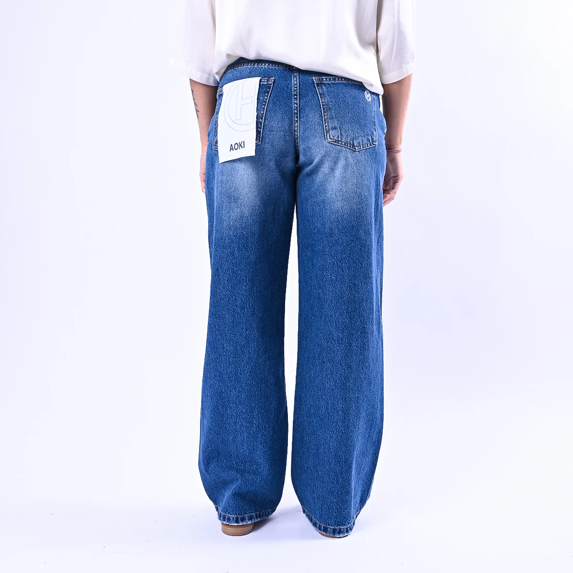 HAVEONE - JEANS MODELLO AOKI ART.PLS-Q049 - LAVAGGIO MEDIO - Image 4