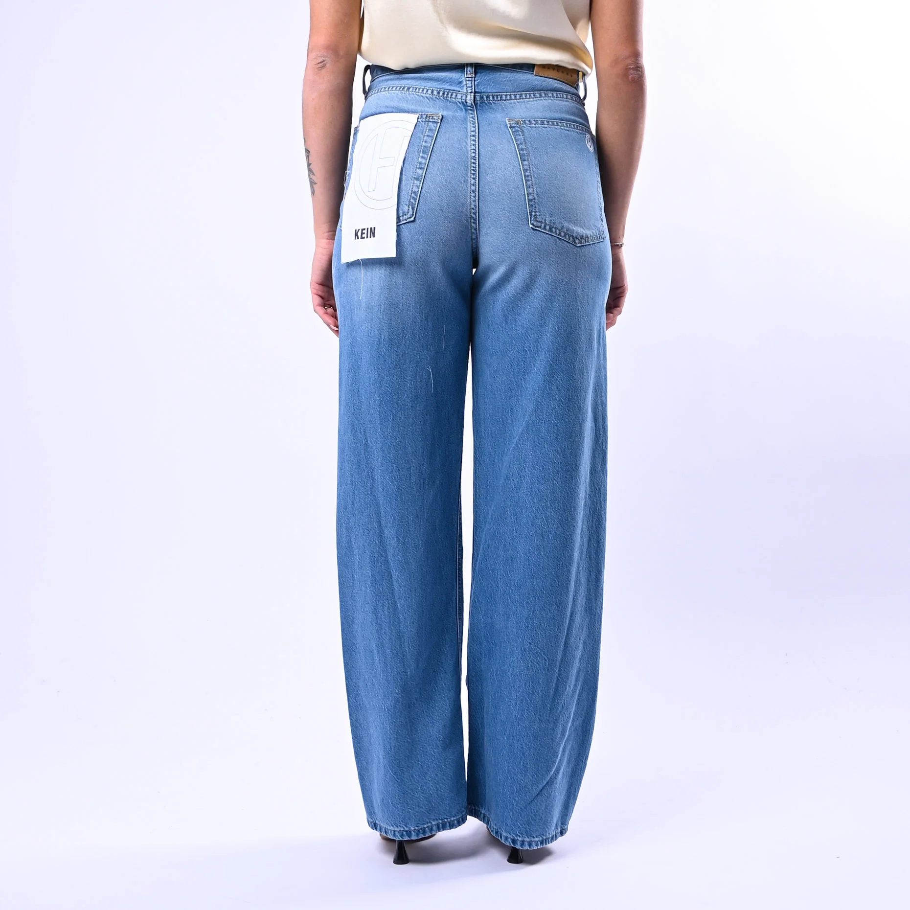 HAVEONE - JEANS STRAIGHT MODELLO KEIN ART.PFA-Q089 - LAVAGGIO CHIARO - Image 4