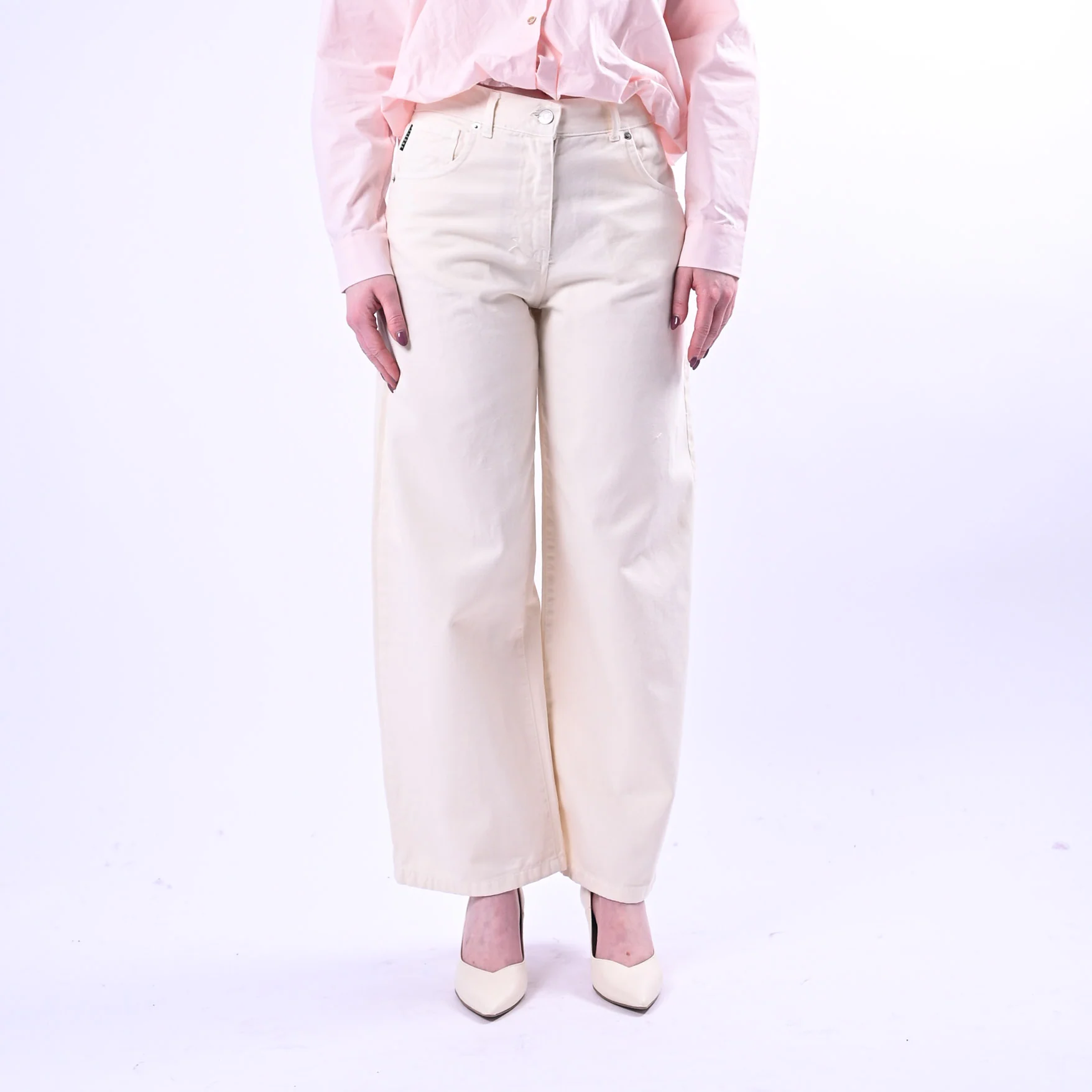 HAVEONE - PANTALONE BELLA BULL DENIM ART.PLS-Q052 - BURRO - Image 2