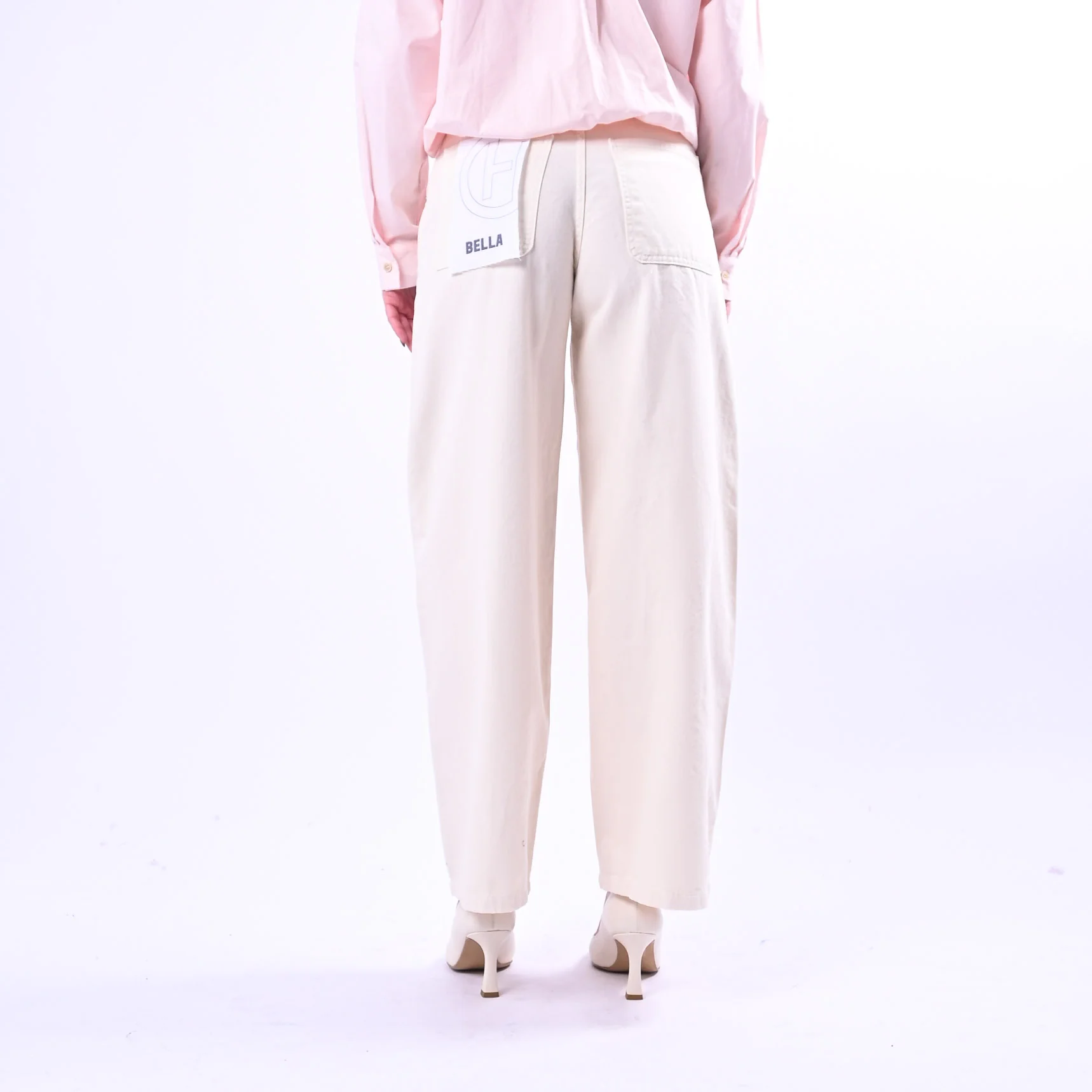 HAVEONE - PANTALONE BELLA BULL DENIM ART.PLS-Q052 - BURRO - Image 4