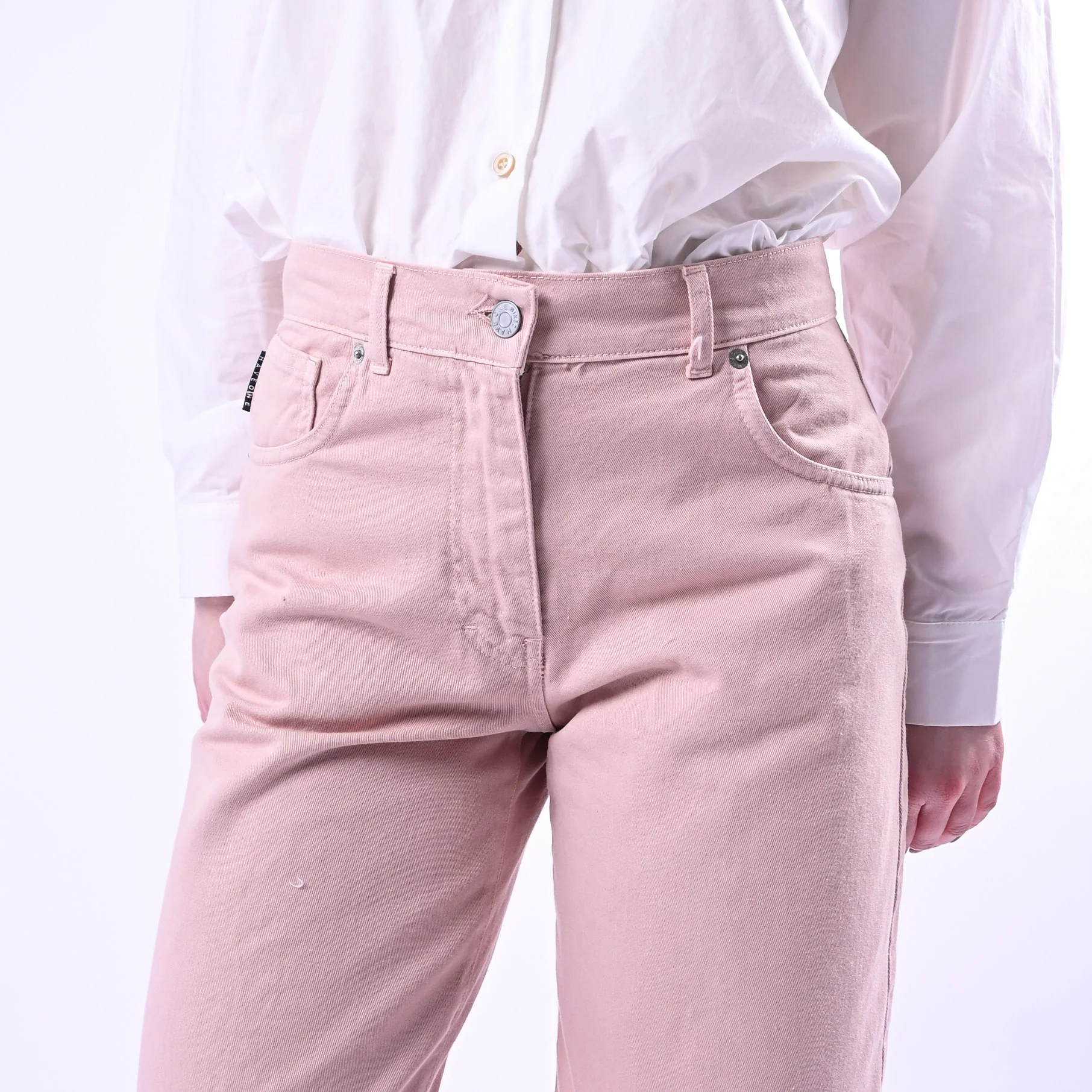 HAVEONE - PANTALONE BELLA BULL DENIM ART.PLS-Q052 - ROSA - Image 5