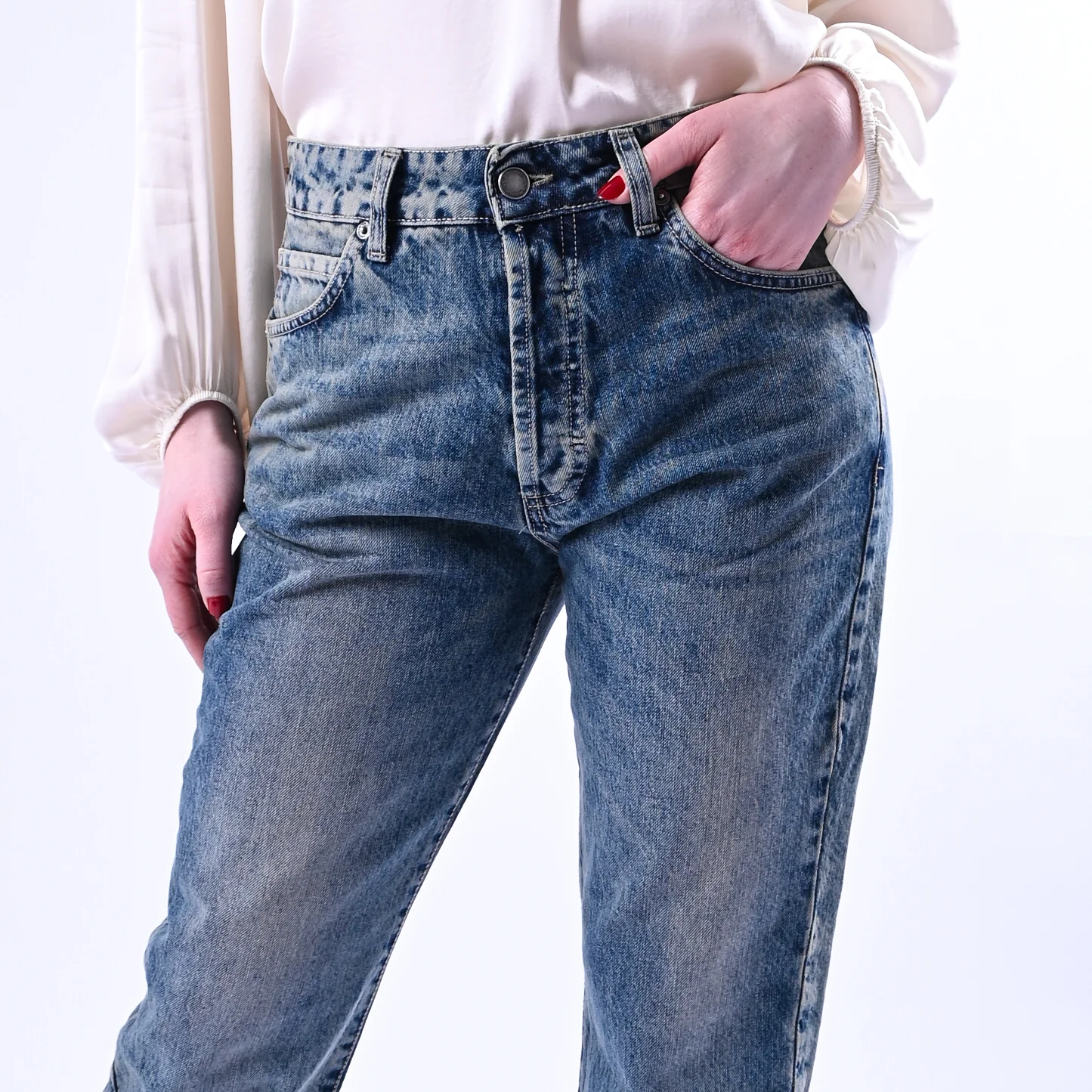 RECUPERO - JEANS BOYFRIEND ART.FUJI/MB1 - LAVAGGIO AL THE' - Image 5