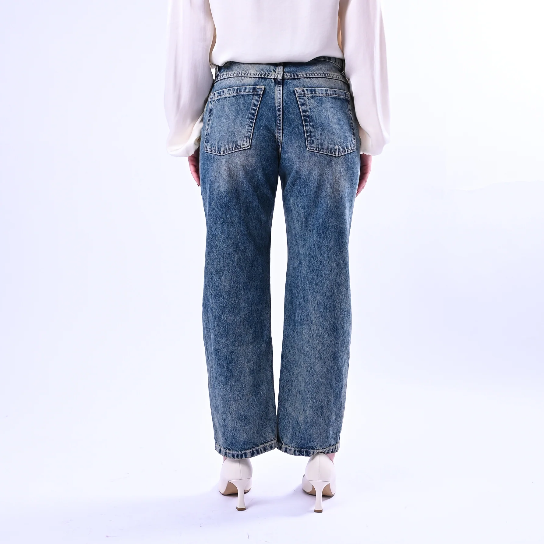 RECUPERO - JEANS REGULAR ART.ZAHIRA/MB1 - LAVAGGIO AL THE' - Image 4