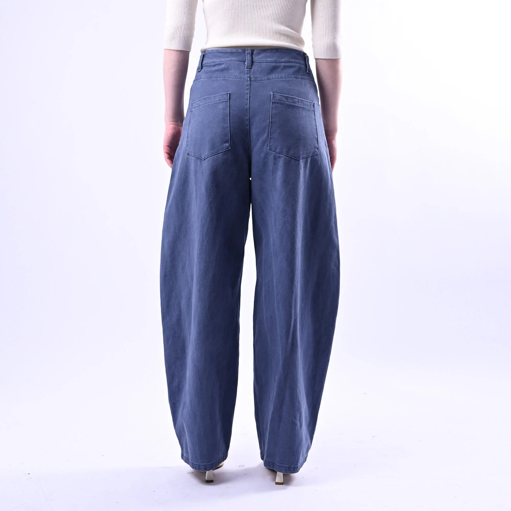 RECUPERO - PANTALONE BALLOON EDEN BULL DENIM ART.30463/B - ACID WASH BLU - Image 4
