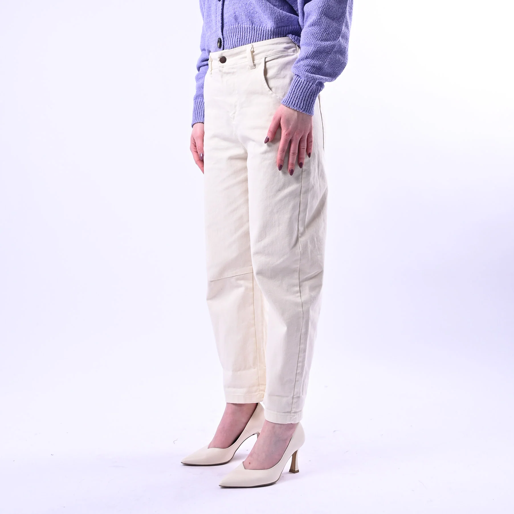 RECUPERO - PANTALONE BARREL BABY ELASTICO DIETRO ART.30325/B - BULL BURRO - Image 3