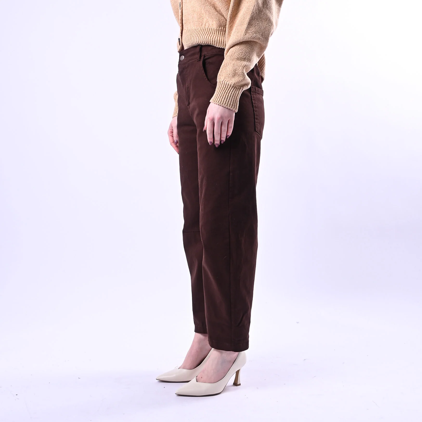 RECUPERO - PANTALONE BARREL BABY ELASTICO DIETRO ART.30325/B - BULL MORO - Image 3