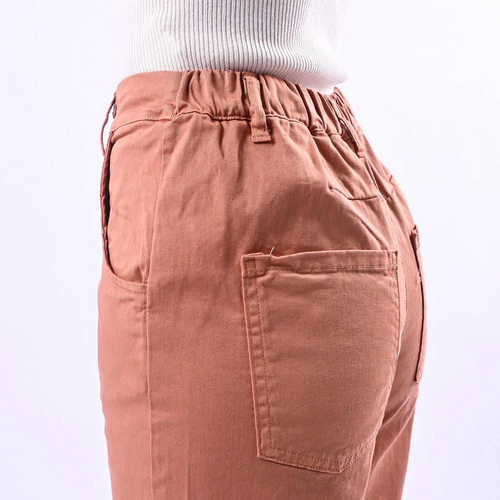 RECUPERO - PANTALONE BARREL PRETTY ELASTICO DIETRO ART.30325/G - GABARDINA PHARD - Image 5