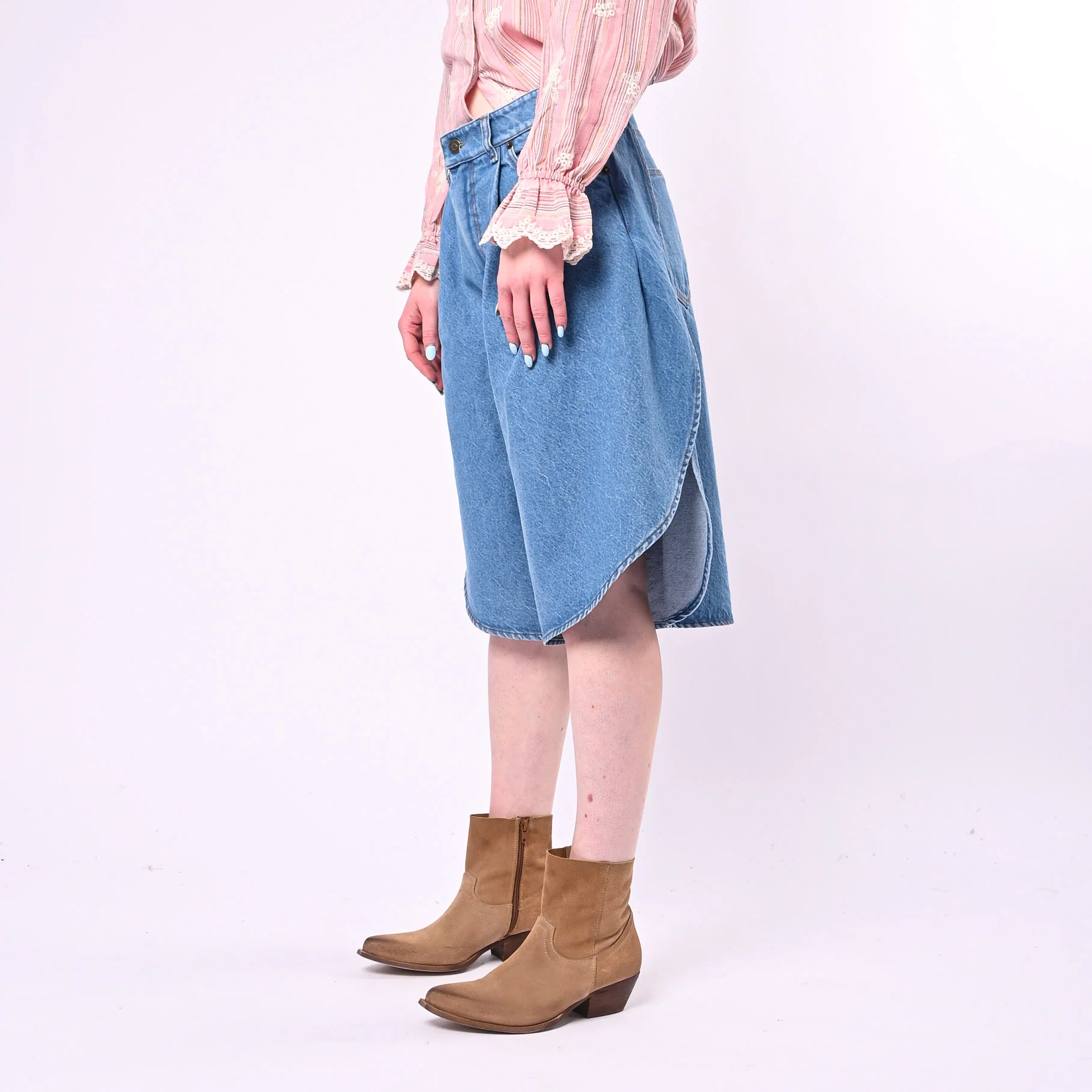 SOUVENIR - BERMUDA GAUCHO IN DENIM ART.M39F1651/J - JEANS - Image 3