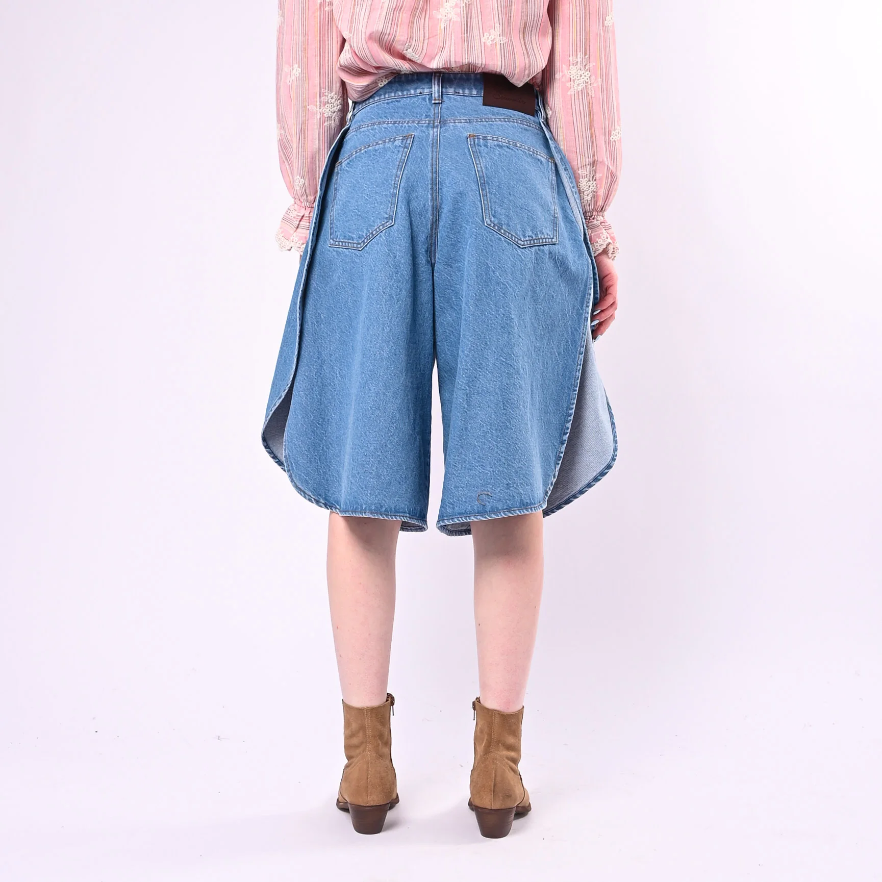 SOUVENIR - BERMUDA GAUCHO IN DENIM ART.M39F1651/J - JEANS - Image 4