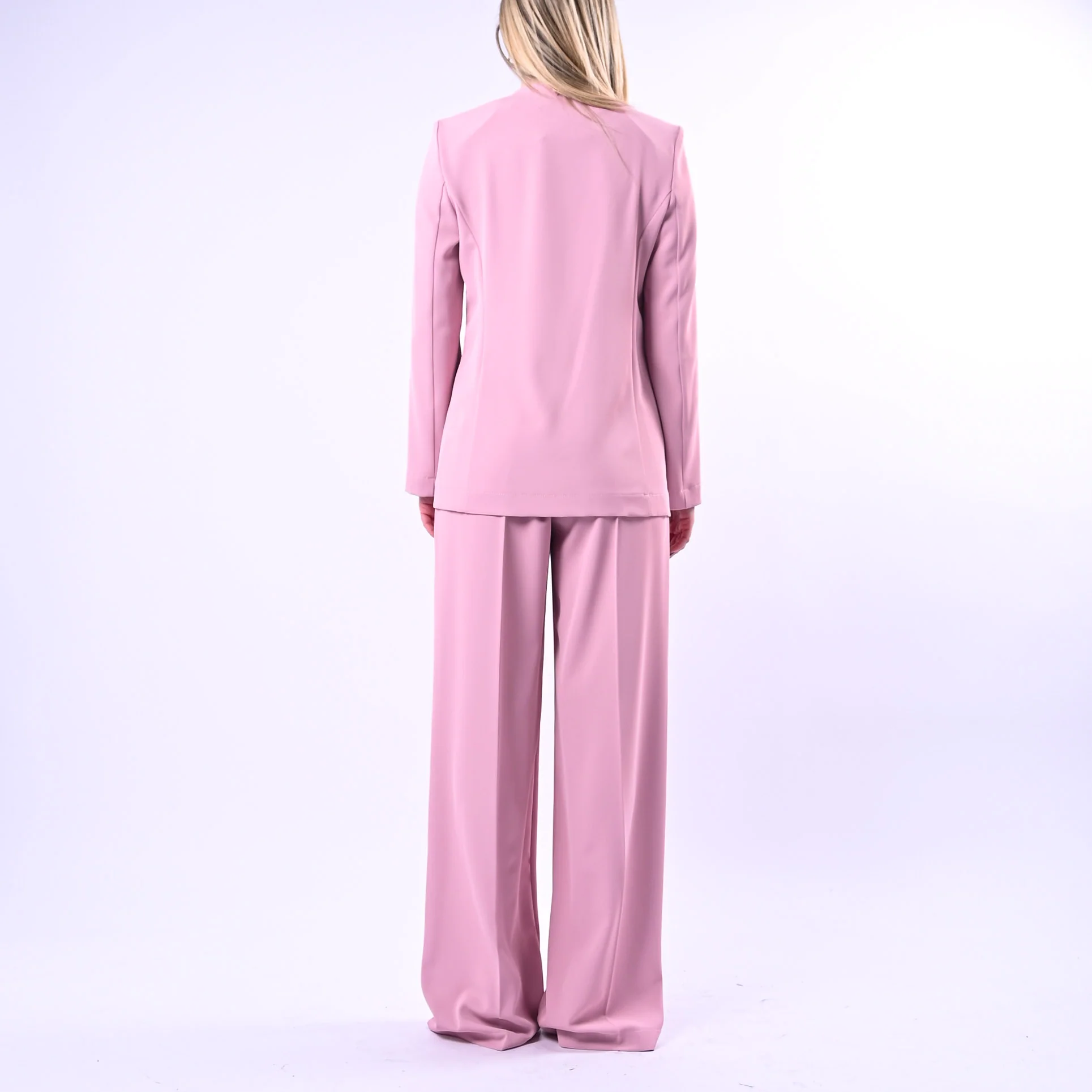 SOUVENIR - COMPLETO FLUIDO GIACCA+PANTALONE ART.W39S1200 - ROSA - Image 5