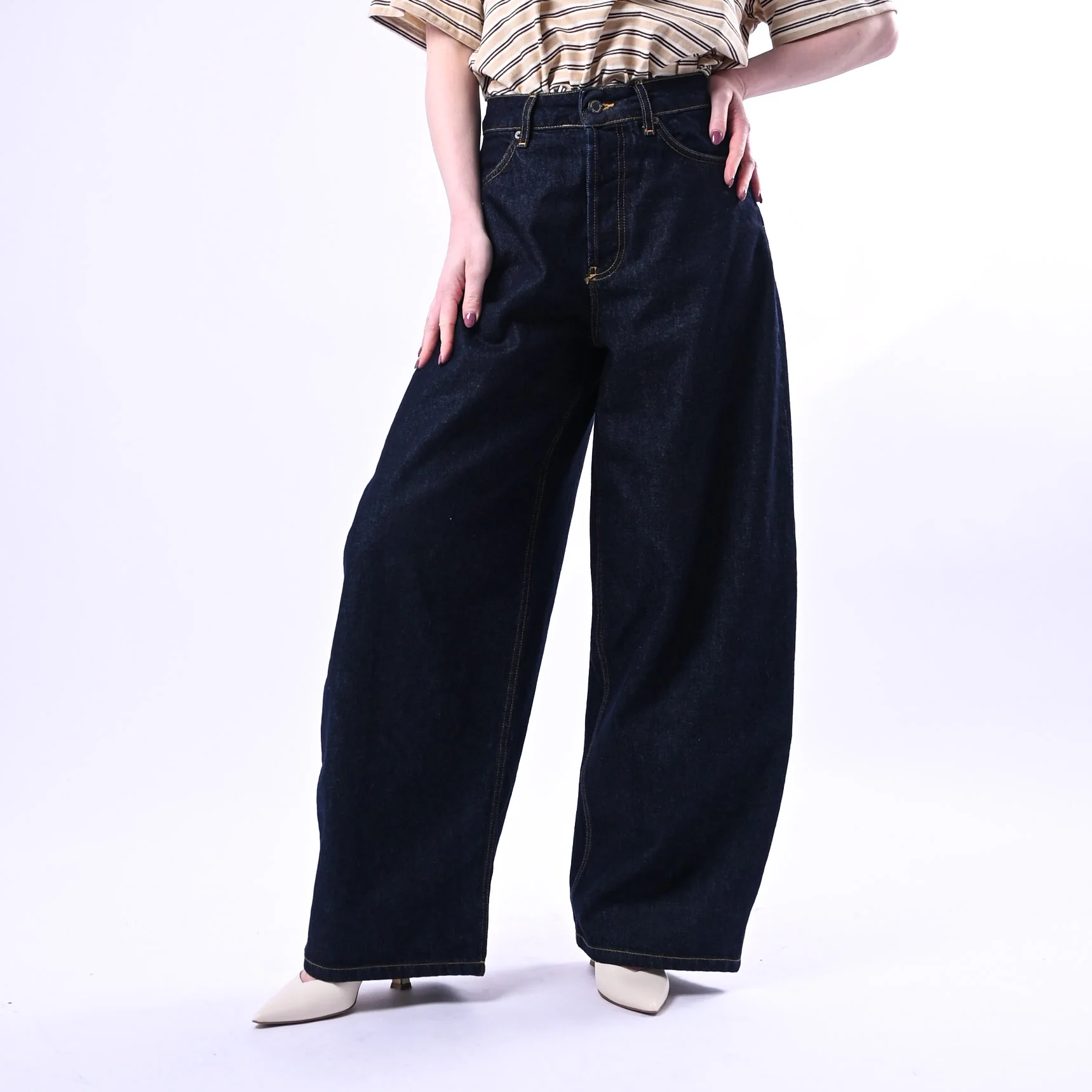 SOUVENIR - JEANS ARYNA BALLOON ART.C39S982 - NO WASH BLU