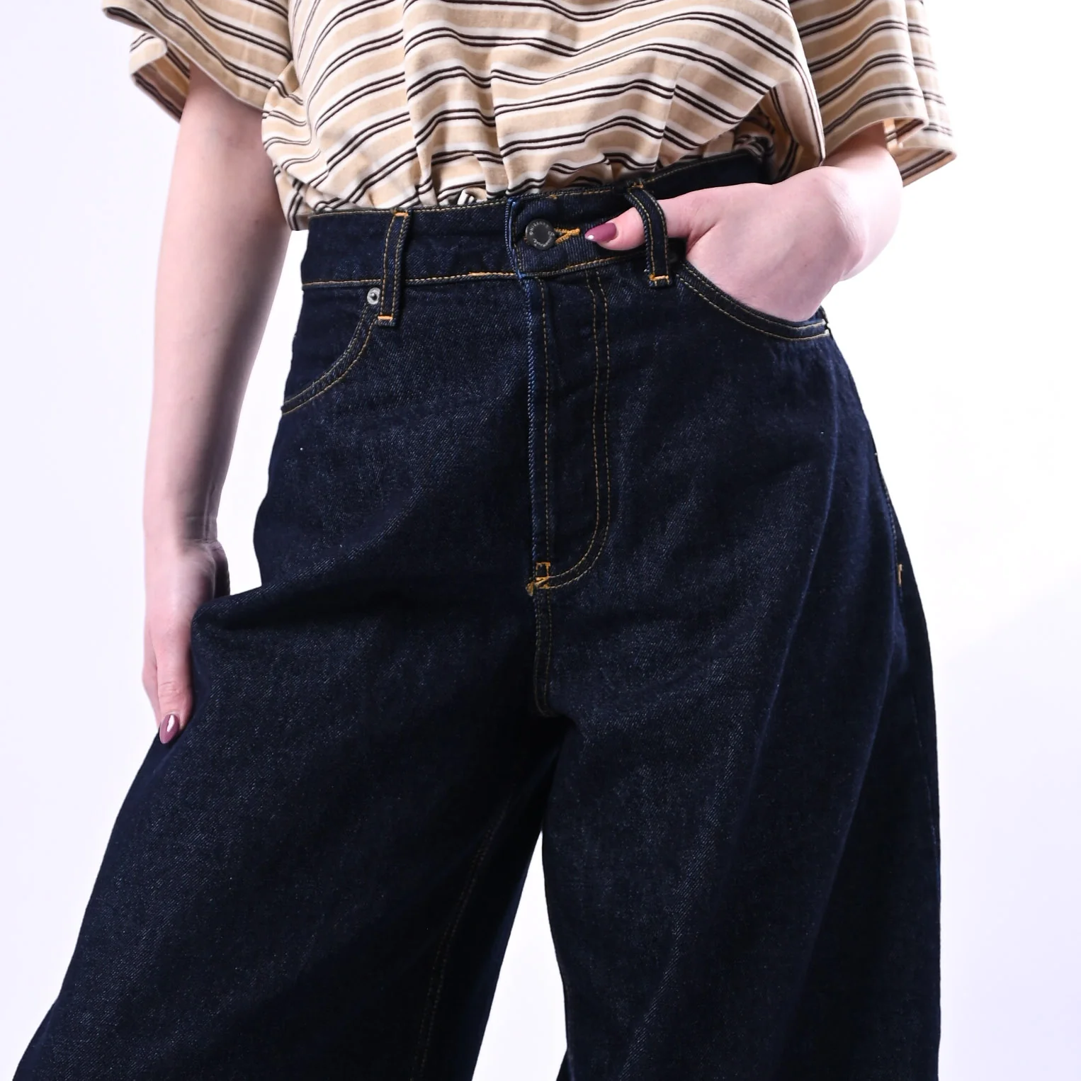 SOUVENIR - JEANS ARYNA BALLOON ART.C39S982 - NO WASH BLU - Image 5