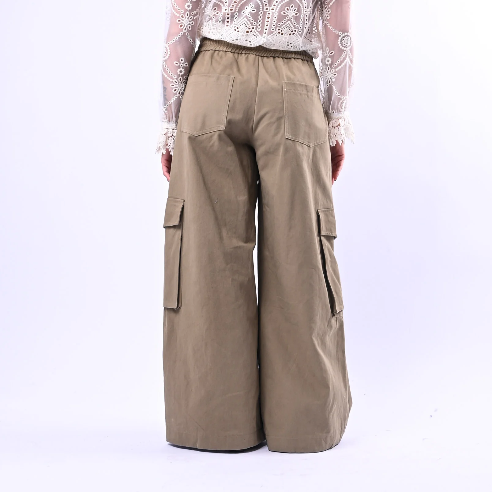 SOUVENIR - PANTALONE CARGO CON COULISSE ART.M39F0550 - COLONIALE - Image 4
