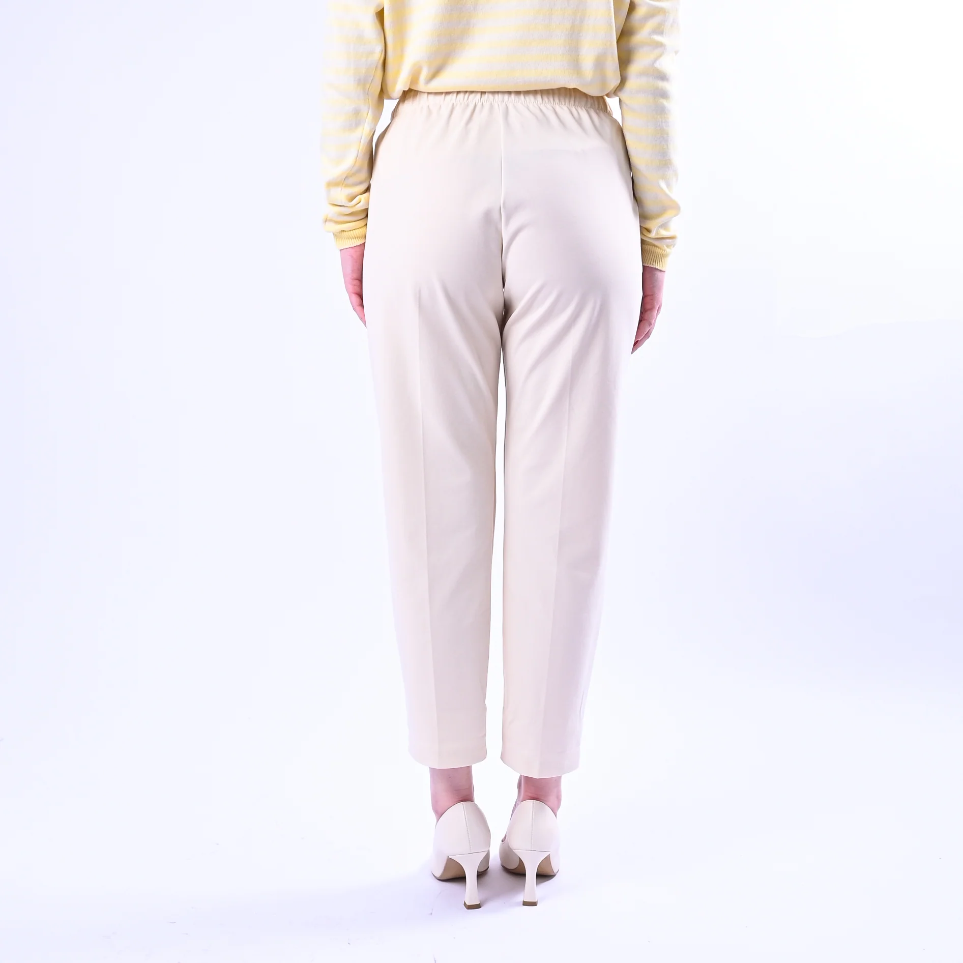 SOUVENIR - PANTALONE COULISSE PUNTO MILANO ART.M39F0546 - BURRO - Image 4