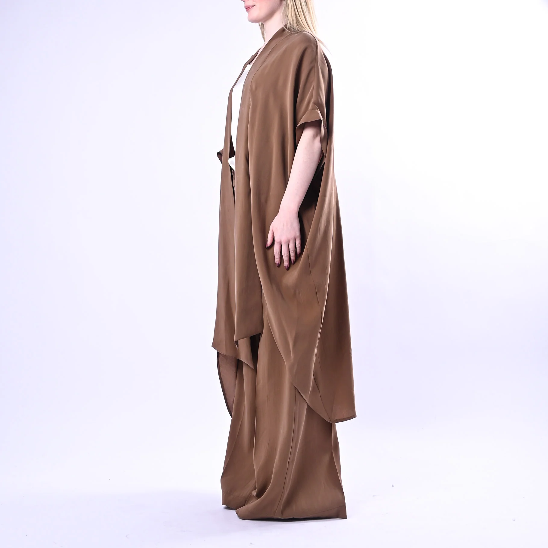 SOUVENIR PRIVE' - KIMONO LUNGO IN MODAL ART.W39S0243/S - SIGARO - Image 4