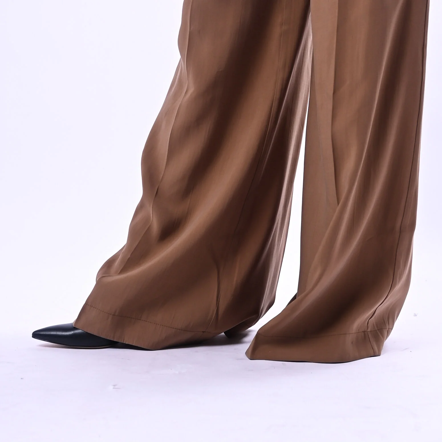 SOUVENIR PRIVE' - PANTALONE PALAZZO IN MODAL ART.W39S0244/S - SIGARO - Image 6