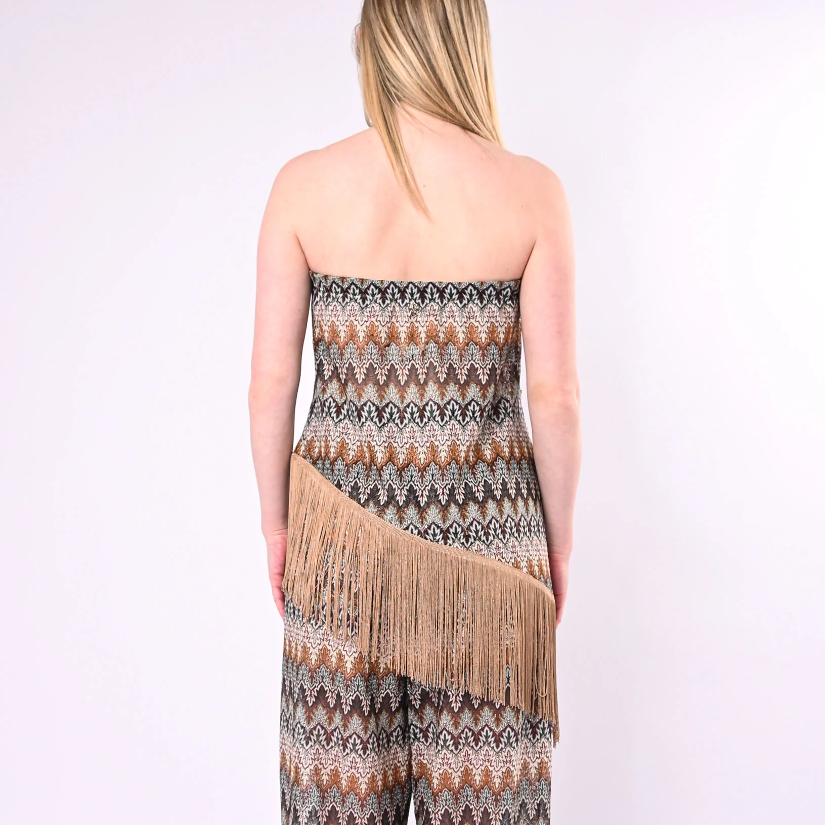 SOUVENIR - TOP A FASCIA MISSONI CON FRANGE ART.S39M1581/F - FANTASIA - Image 5