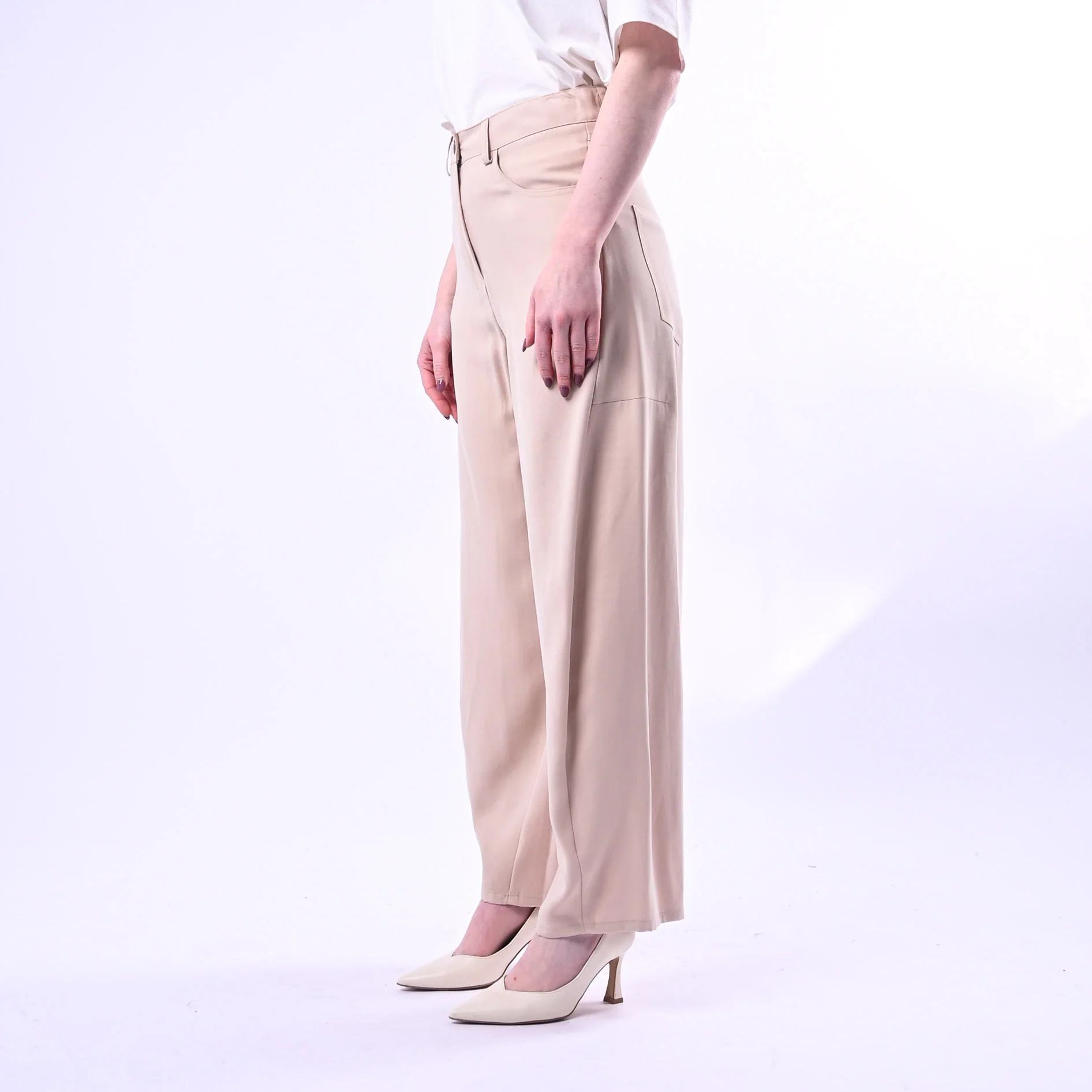 SPENCER - PANTALONE BALLOON IN VISCOSA ART.SIBILLA-TWILL/C - CASHA' - Image 4