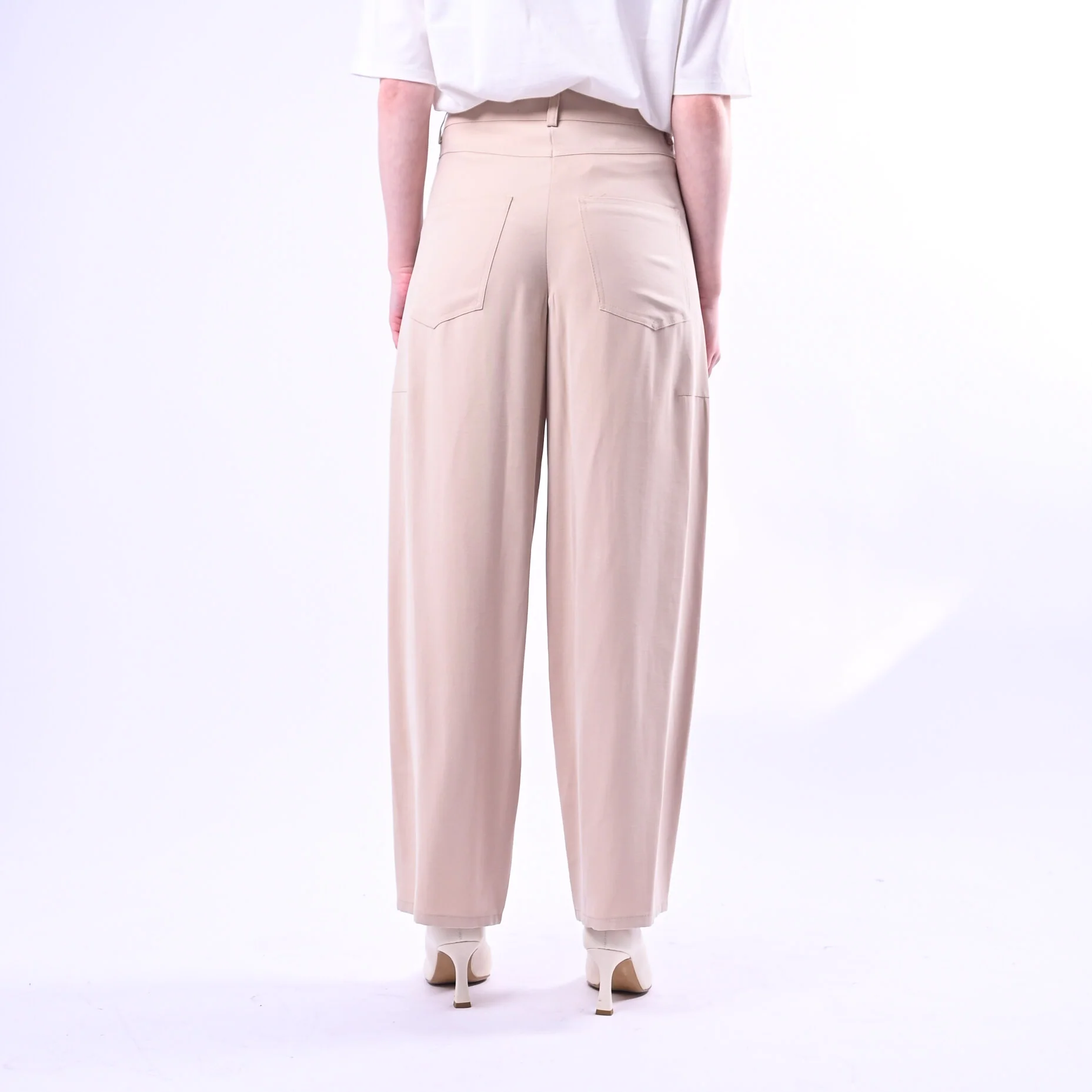 SPENCER - PANTALONE BALLOON IN VISCOSA ART.SIBILLA-TWILL/C - CASHA' - Image 5