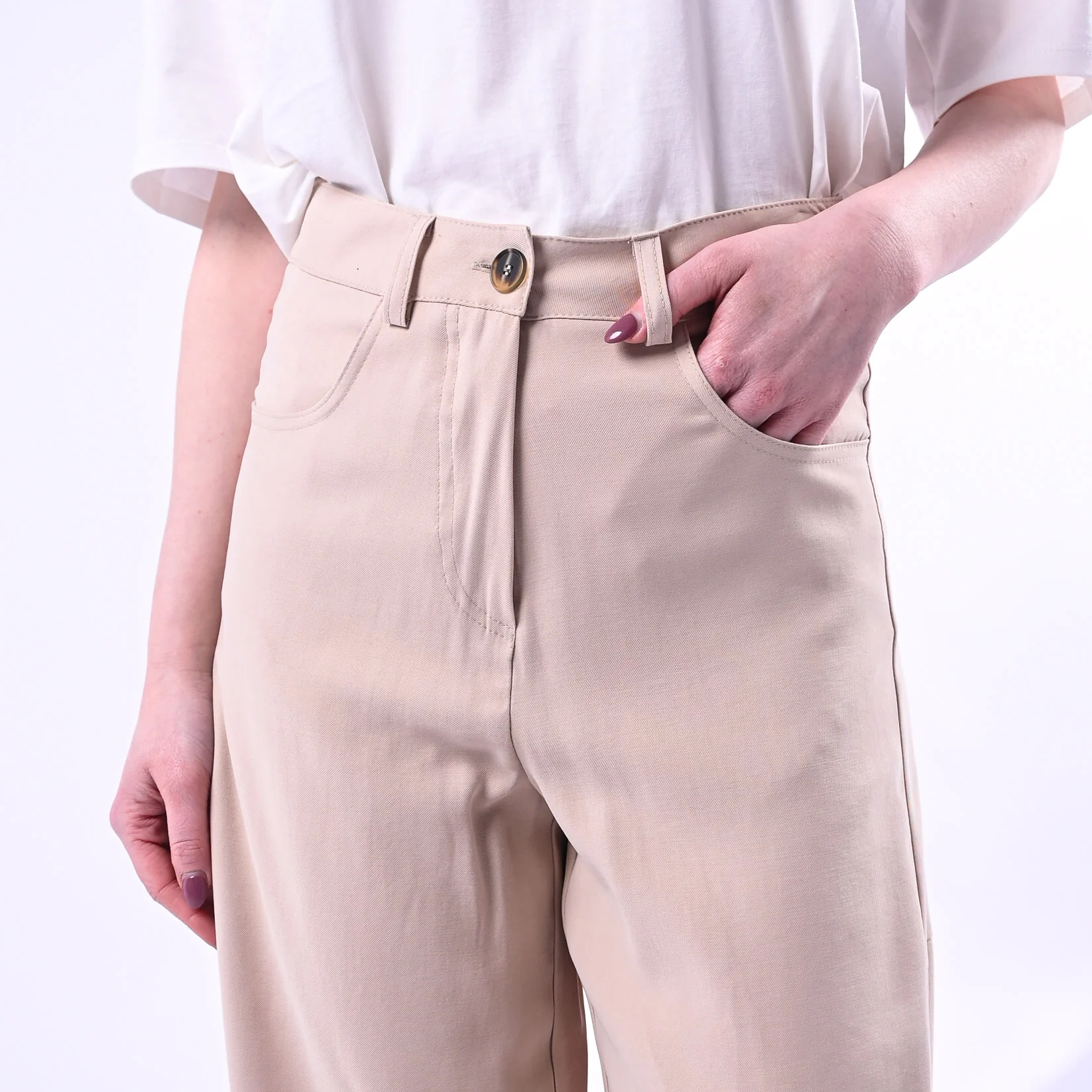 SPENCER - PANTALONE BALLOON IN VISCOSA ART.SIBILLA-TWILL/C - CASHA' - Image 6