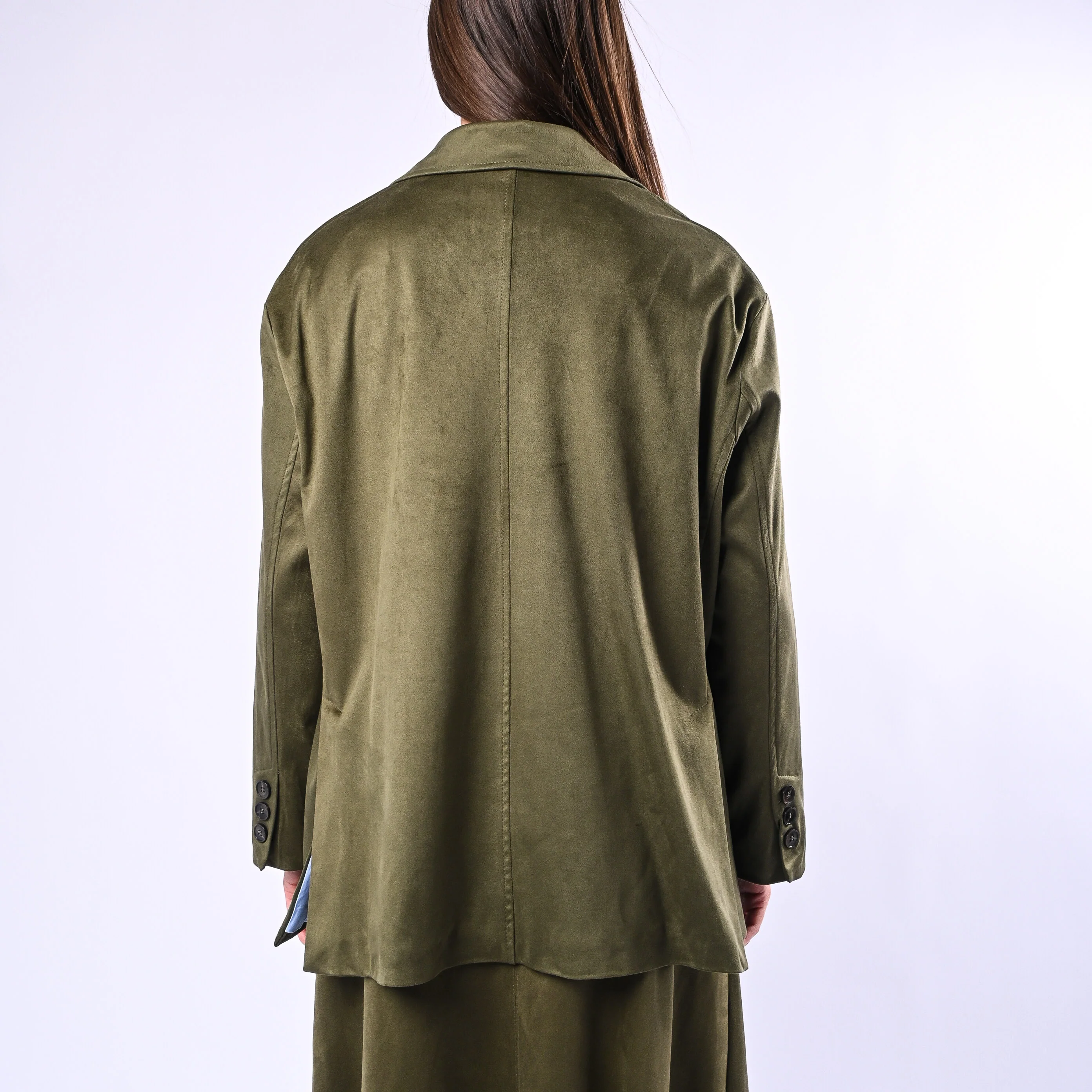 TENSIONE IN - GIACCA OVER ECODAINETTO ART.26B3680 - MILITARE - Image 5
