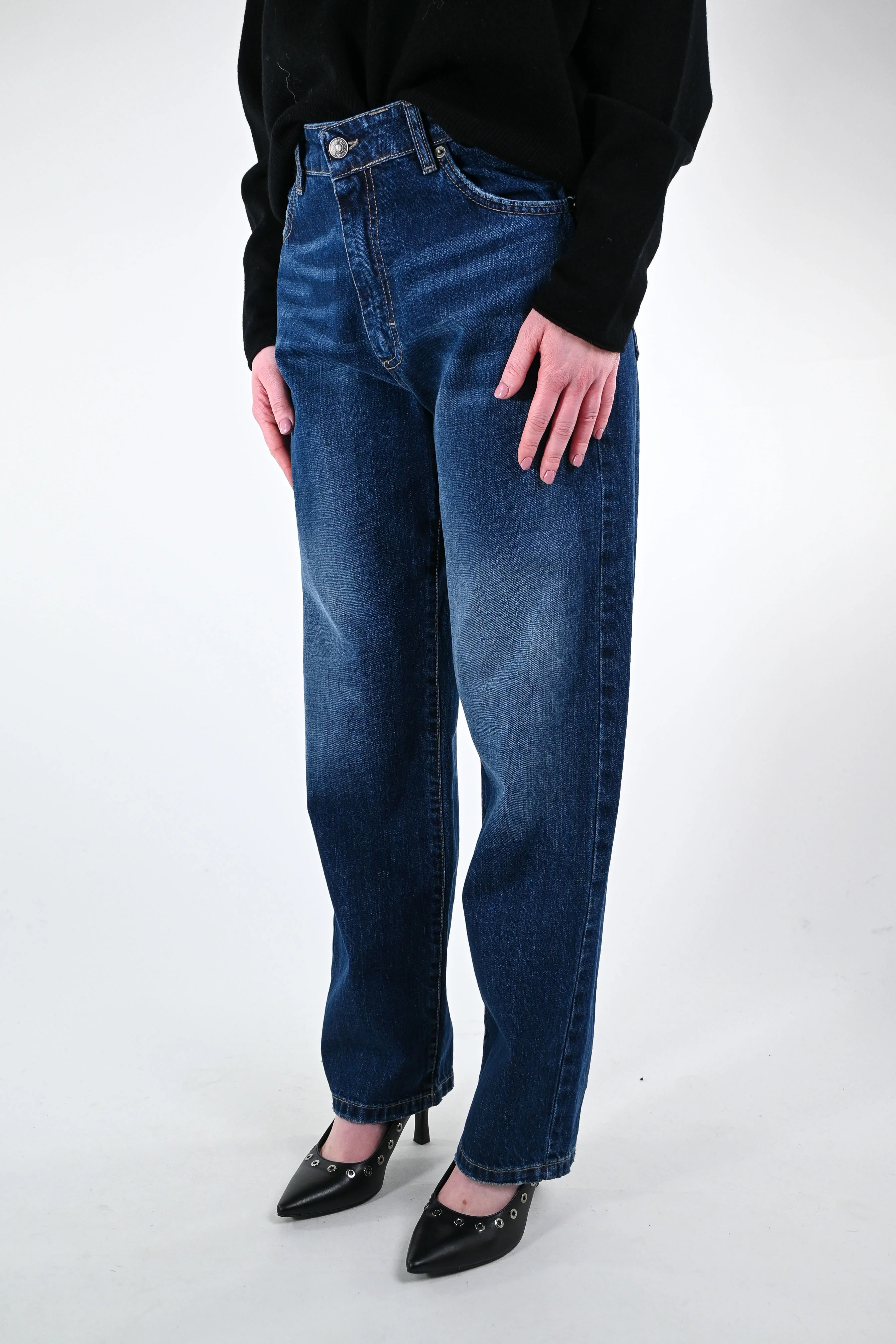 TENSIONE IN - JEANS 5 TASCHE ART.TOM-REED - LAVAGGIO BLU - Image 3