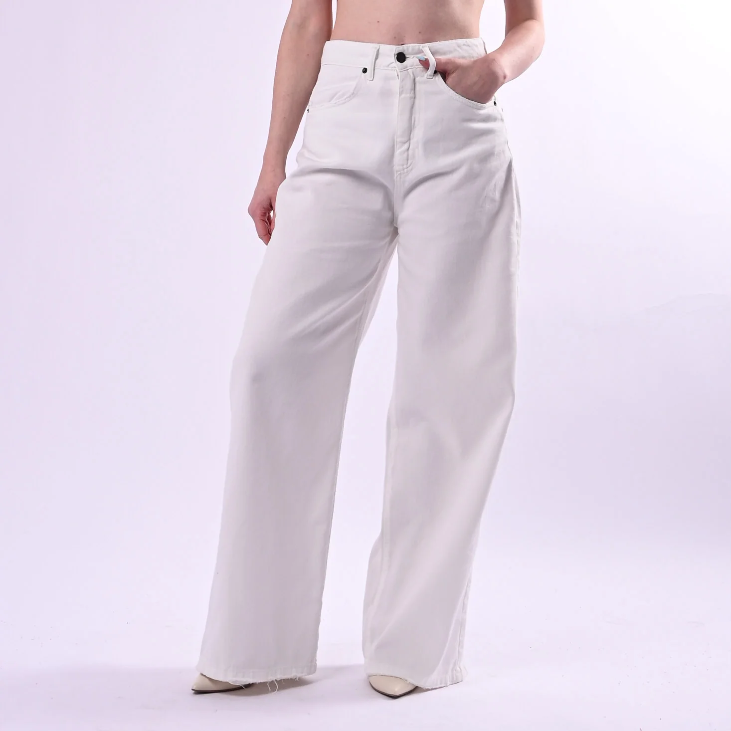 TENSIONE IN - JEANS GIUSI DRILL SUPERPOCKET ART. GIUSI-DANCE/B - BIANCO