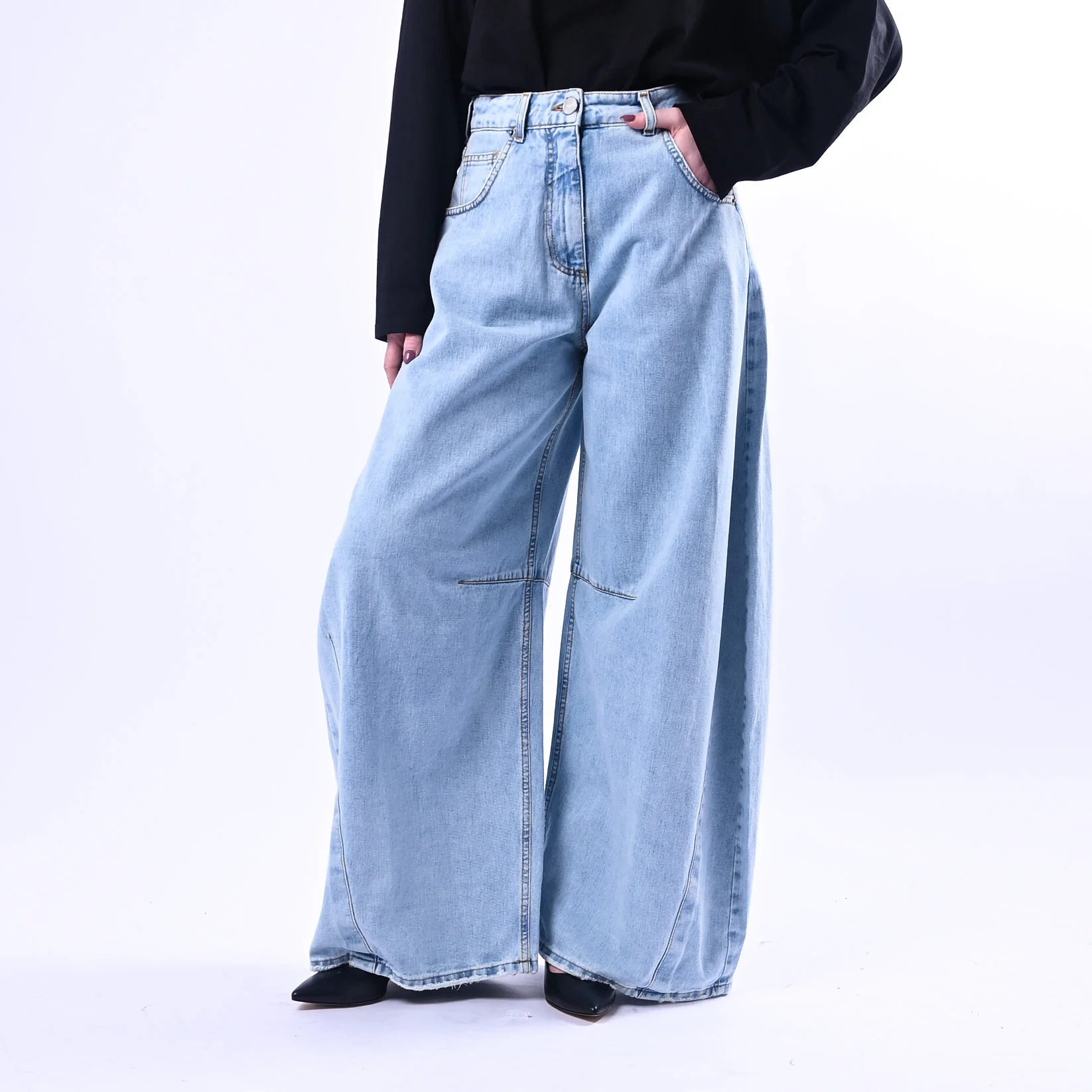 TENSIONE IN - JEANS MODELLO LOUVRE-642 ART.P314J119 - LAVAGGIO CHIARO