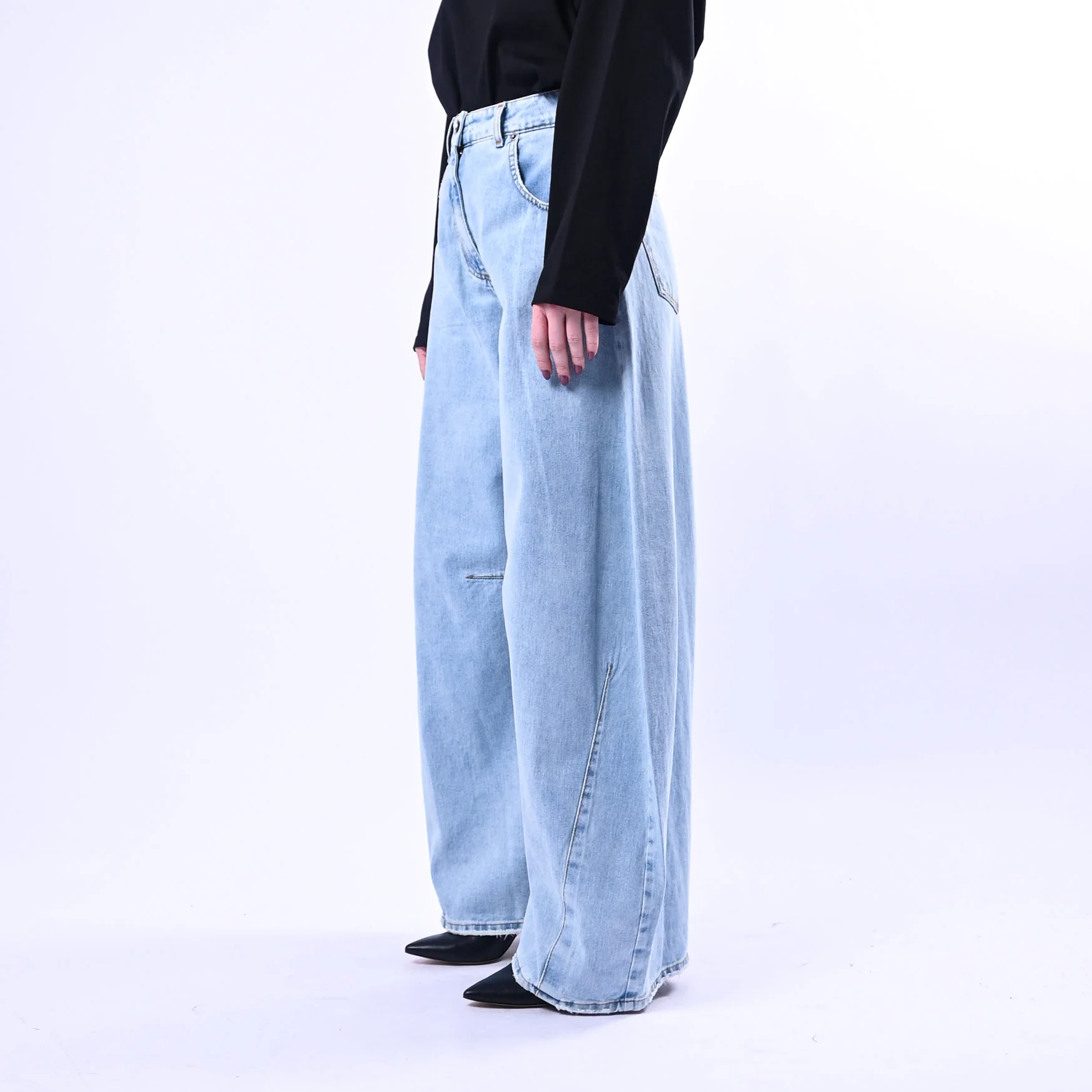 TENSIONE IN - JEANS MODELLO LOUVRE-642 ART.P314J119 - LAVAGGIO CHIARO - Image 3