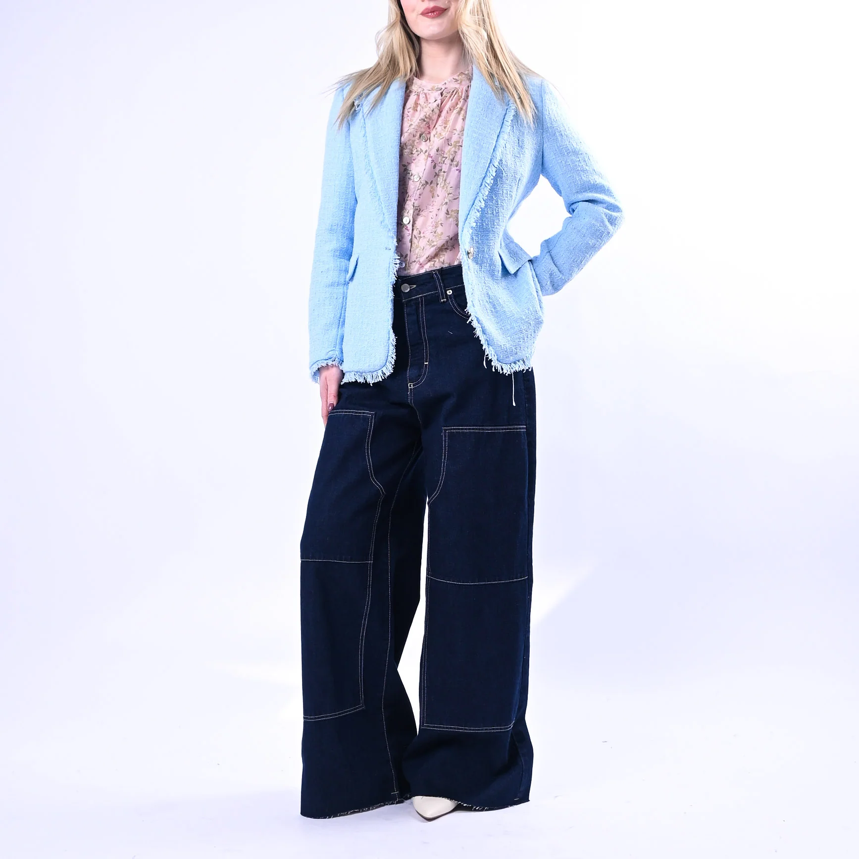 TENSIONE IN - JEANS SUPERPOKET ART.GIUSY-WEST - DENIM SCURO - Image 2