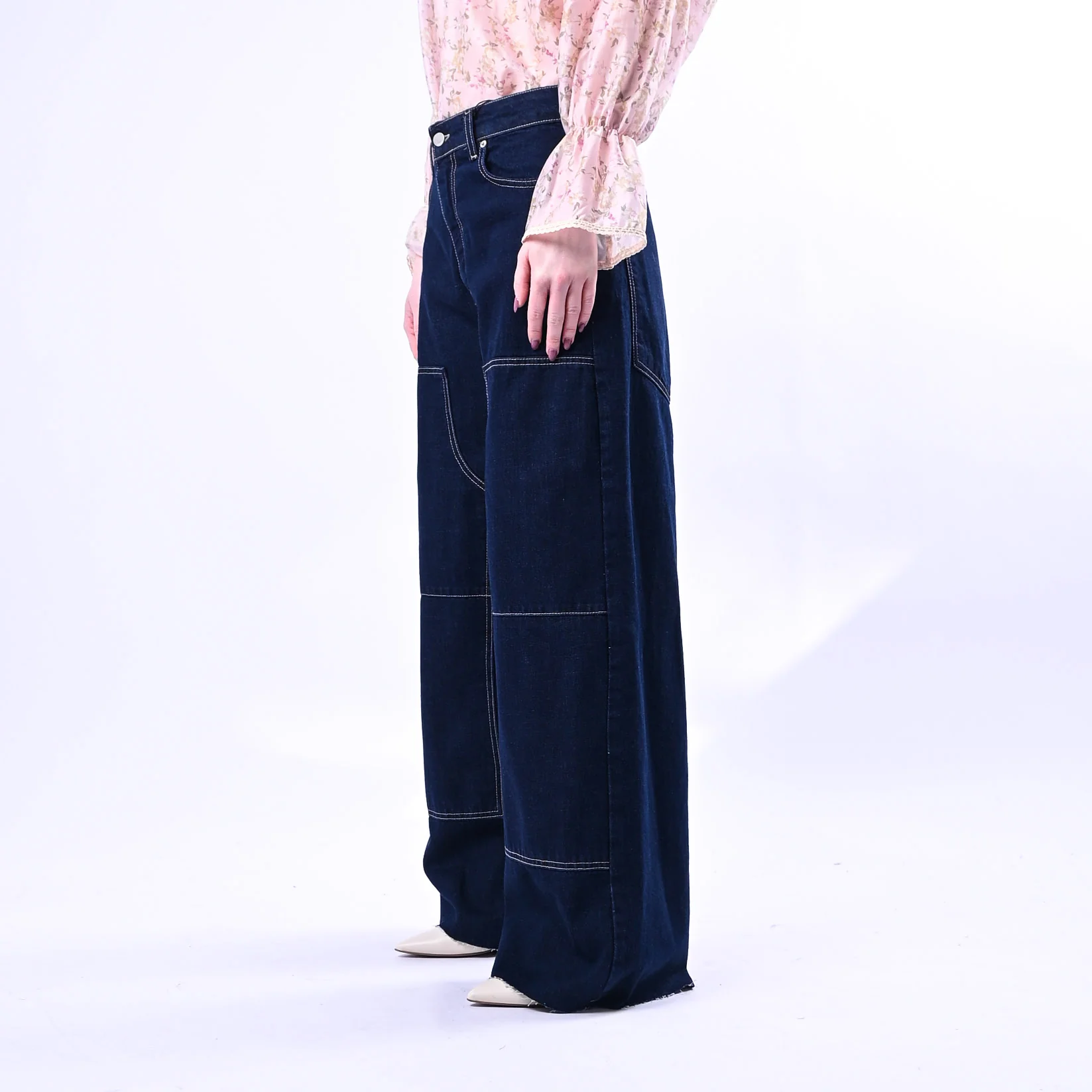 TENSIONE IN - JEANS SUPERPOKET ART.GIUSY-WEST - DENIM SCURO - Image 4