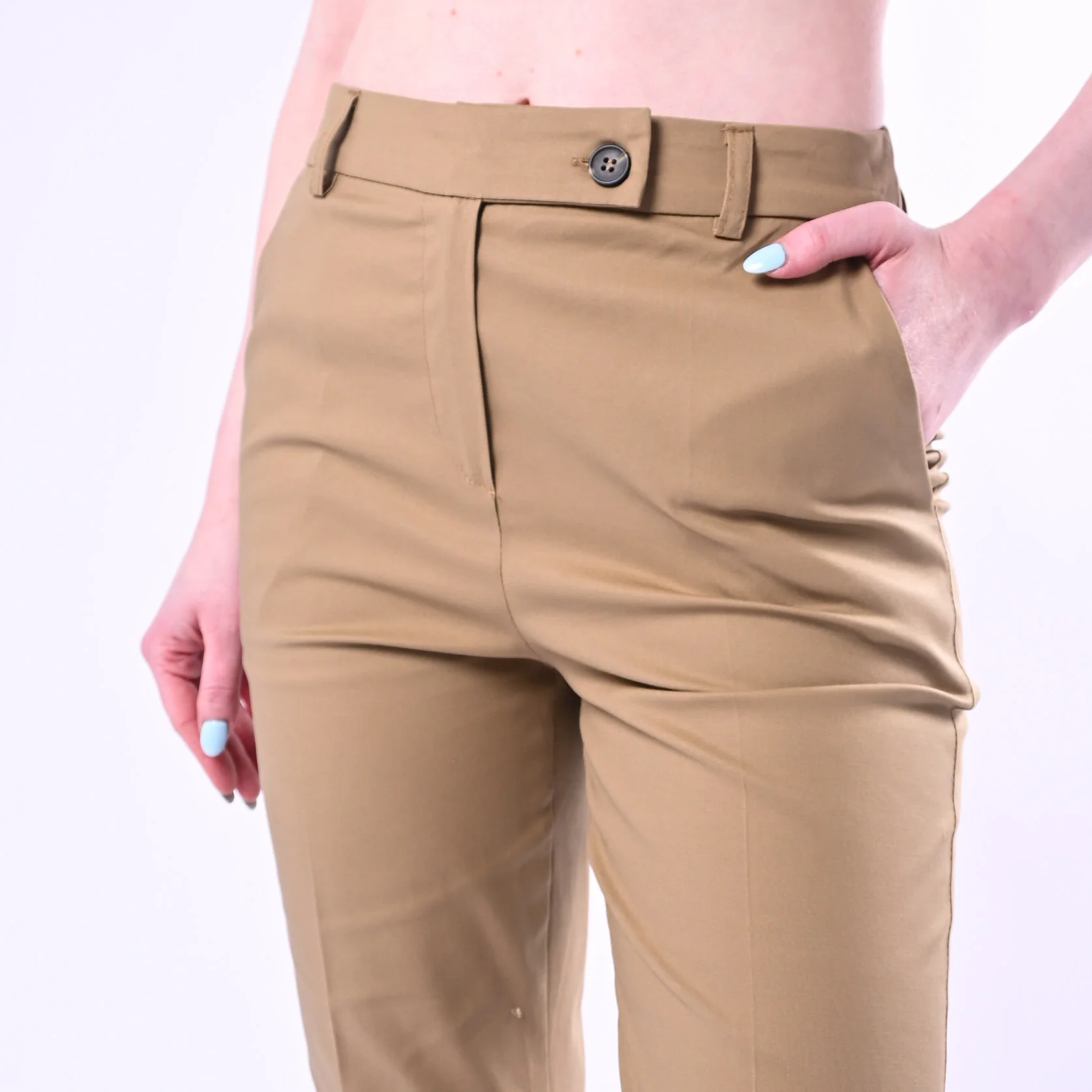 TENSIONE IN - PANTALONE CHINOS DRITTO ART. 26P4941/C - CAMMELLO - Image 5