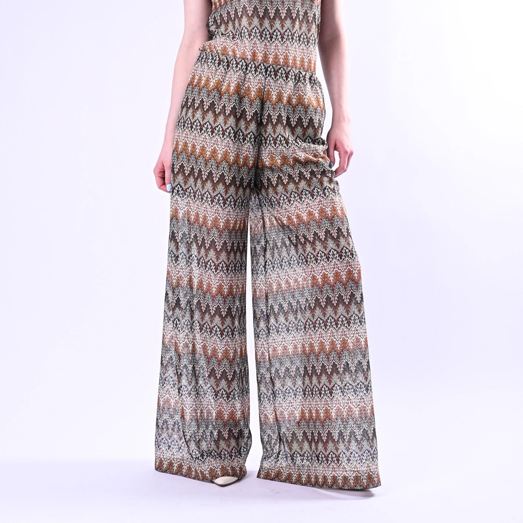 TENSIONE IN - PANTALONE PALAZZO MISSONI ART.S26PC28/F - FANTASIA