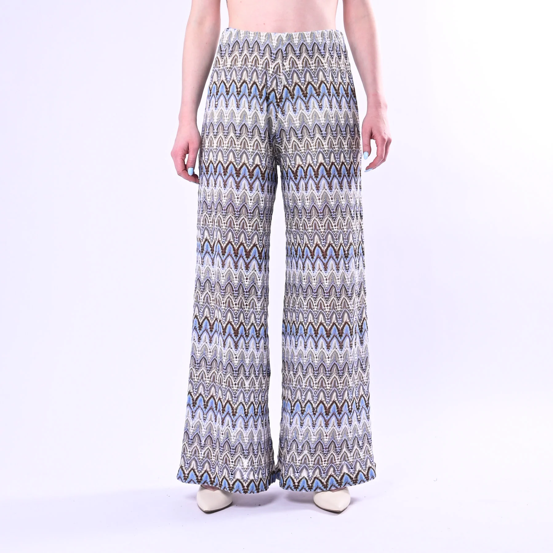 TENSIONE IN - PANTALONE PALAZZO MISSONI FILO LUREX ART. S26PE29/F - FANTASIA - Image 2