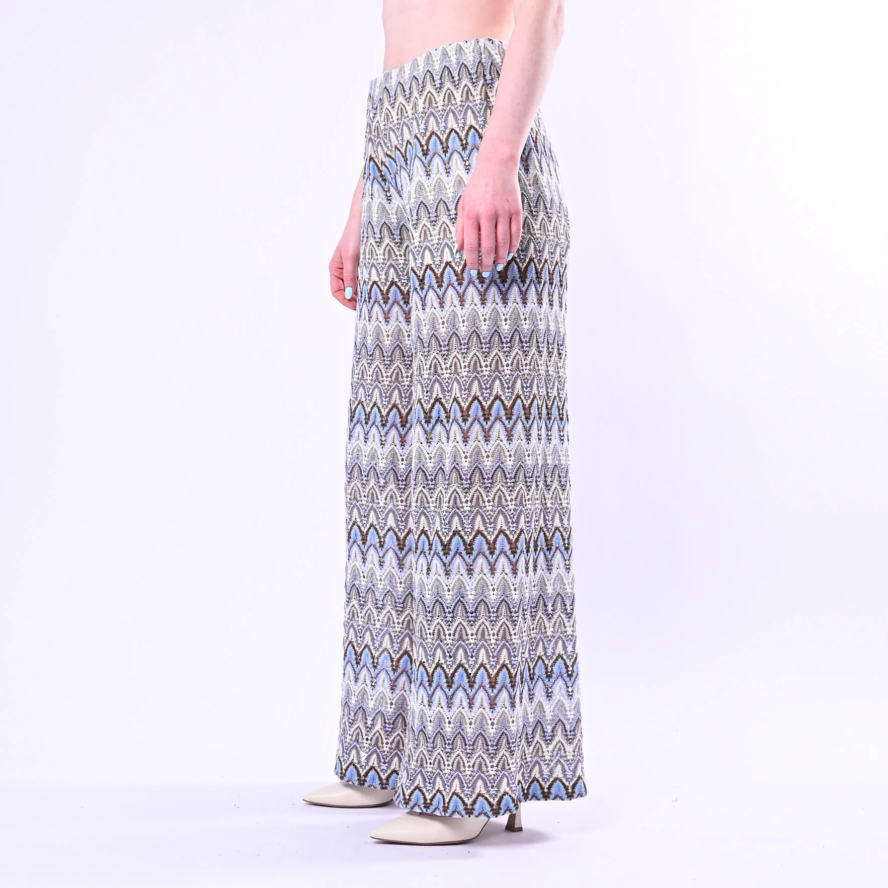 TENSIONE IN - PANTALONE PALAZZO MISSONI FILO LUREX ART. S26PE29/F - FANTASIA - Image 3