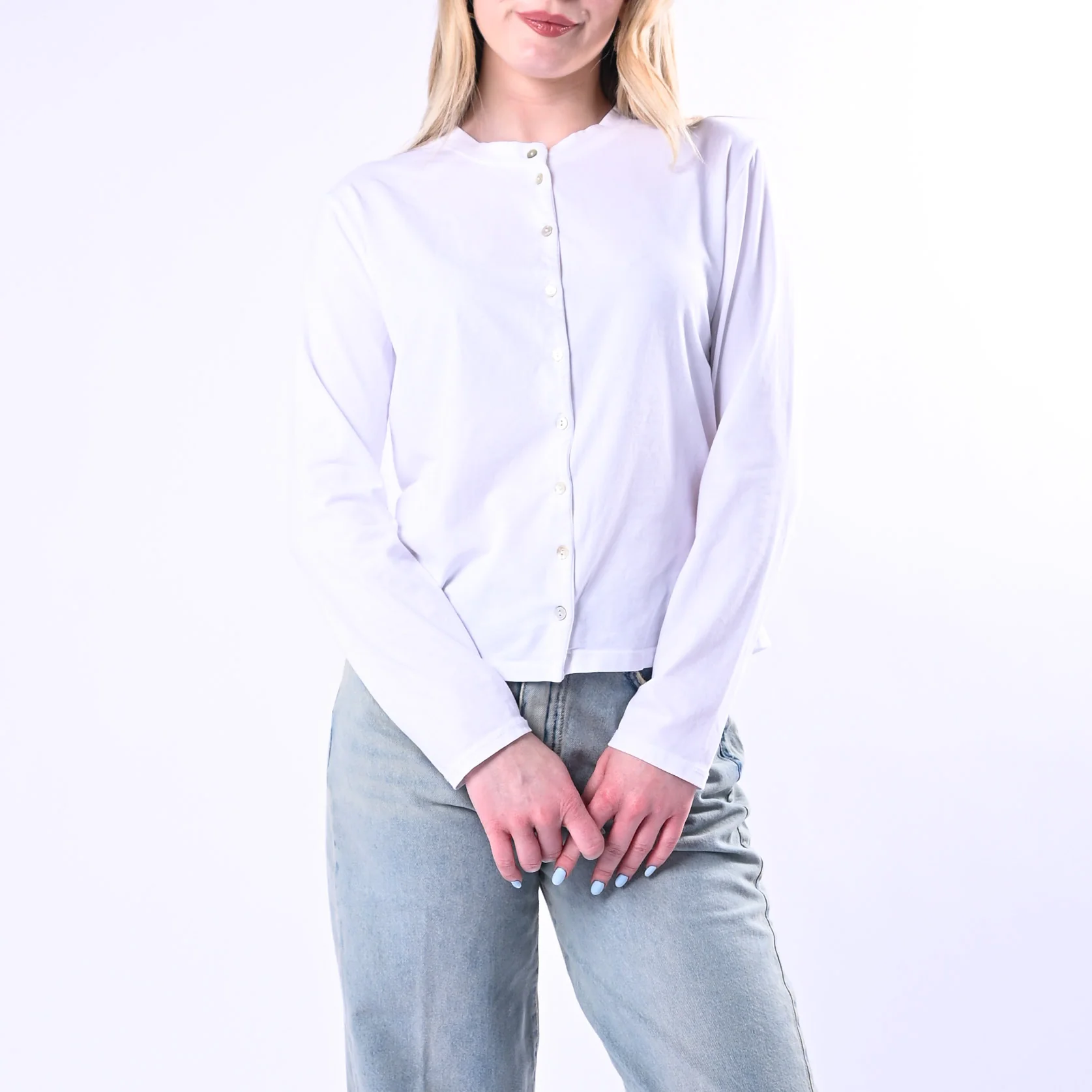 TENSIONE IN - T-SHIRT REBECCHINA JERSEY ART.21012/BI - BIANCO
