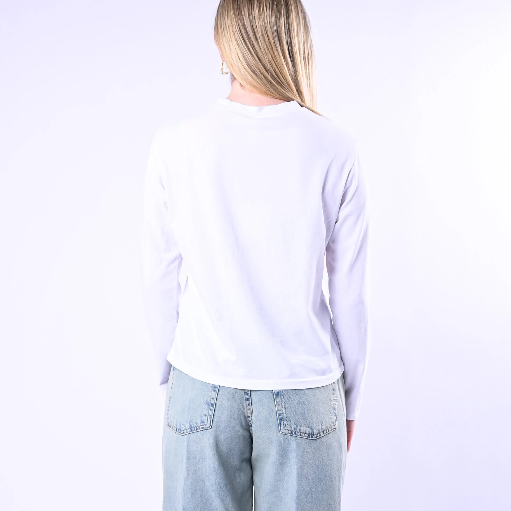 TENSIONE IN - T-SHIRT REBECCHINA JERSEY ART.21012/BI - BIANCO - Image 3